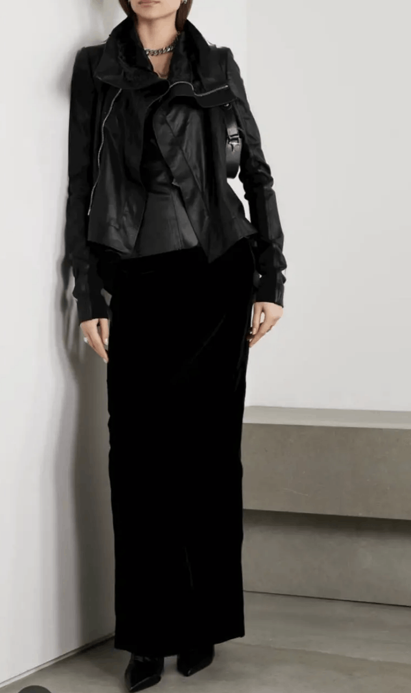 Rick Owens Rick Owens Lamb Skin Naska Biker Jacket IT 38 Size XS / US 0-2 / IT 36-38 - 3 Thumbnail