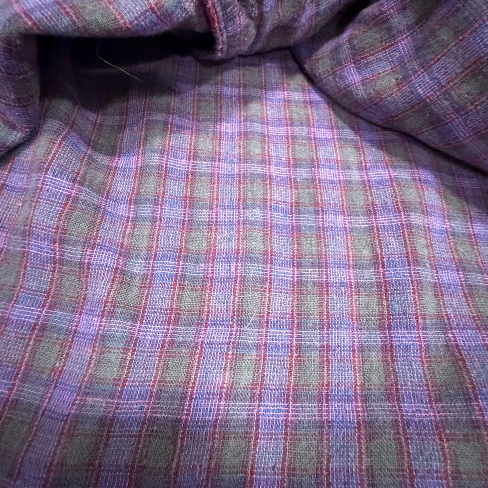 Converse Converse One Star fleece plaid ruffled tunic top SZ M Size M / US 6-8 / IT 42-44 - 7 Thumbnail