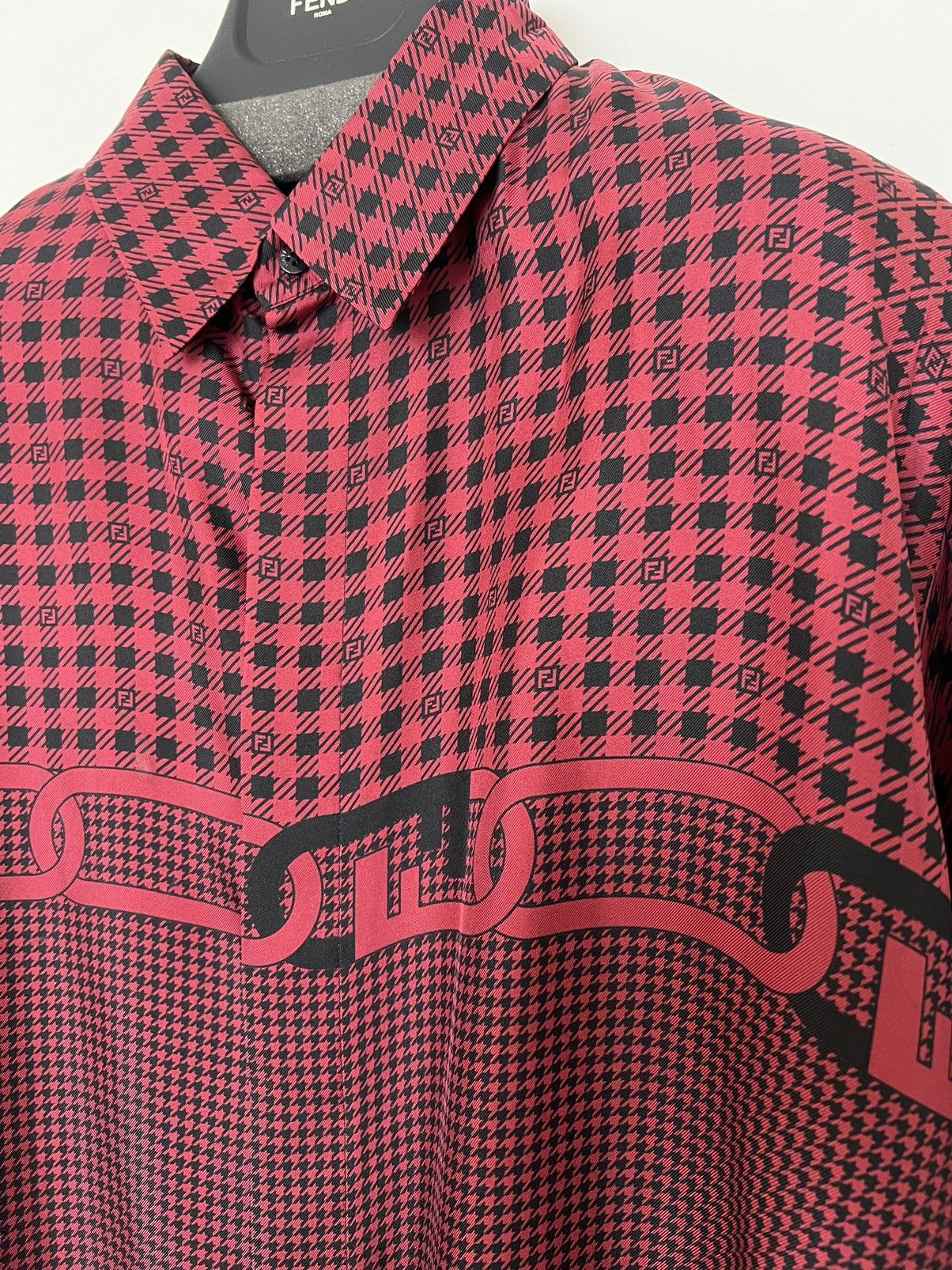 Fendi Fendi O-Lock Silk Polo - NWT - ‘25 Size US L / EU 52-54 / 3 - 2 Thumbnail