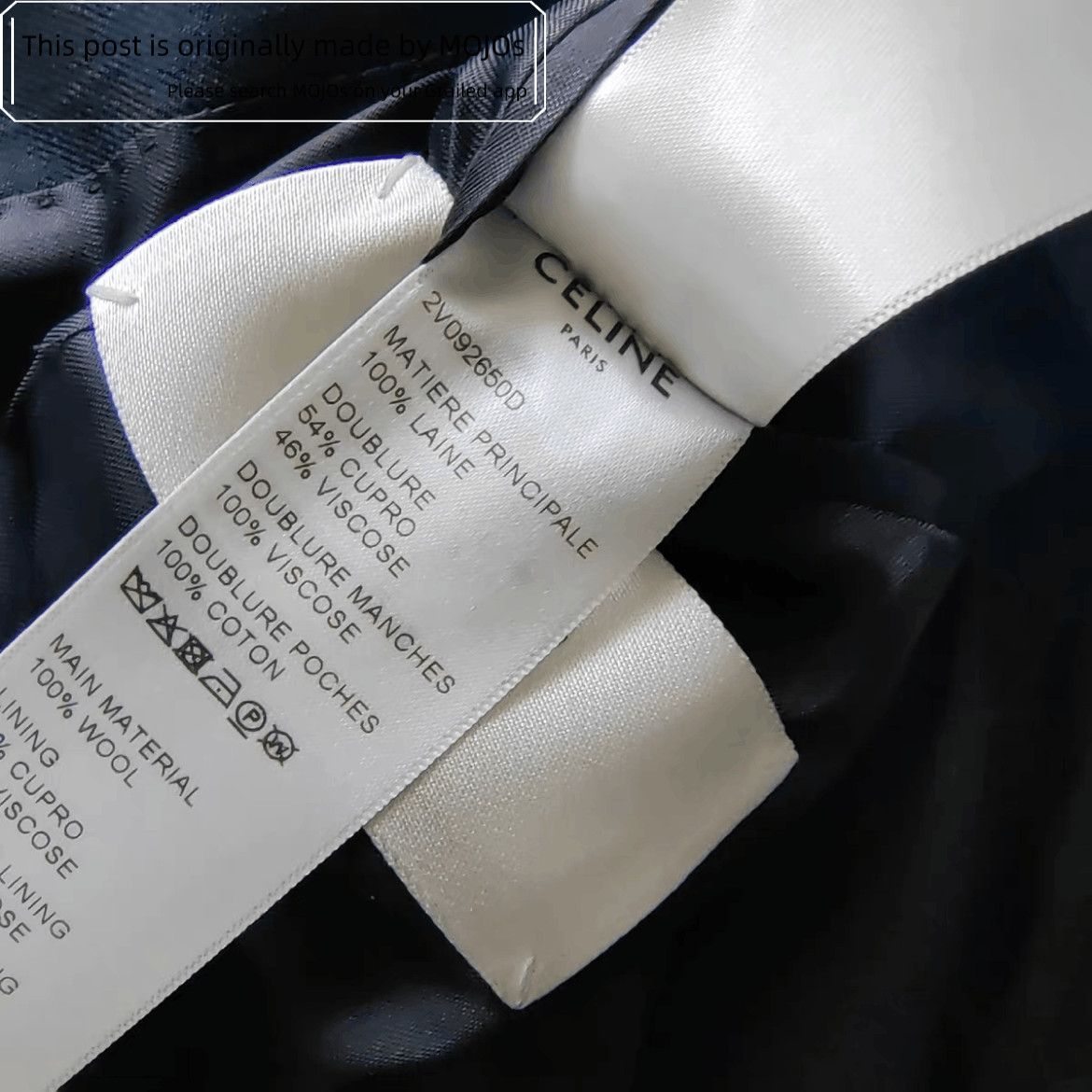 Celine Sz 46 Celine by Hedi 20SS Double Three Button Jacket Size US S / EU 44-46 / 1 - 5 Thumbnail