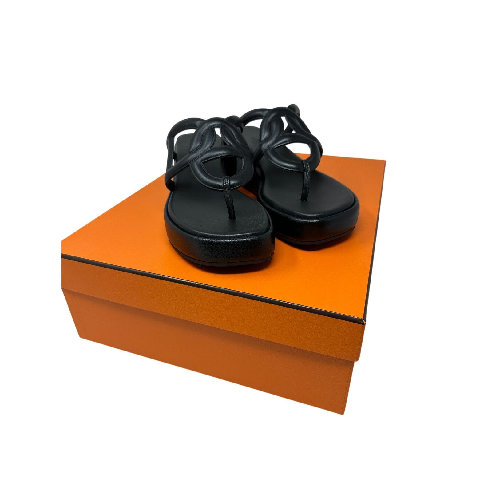 Hermes Hermes Gipsy Platform Wedge Sandals Womens 37 US 6.5 NEW Size US 6.5 / IT 36.5 - 12 Thumbnail