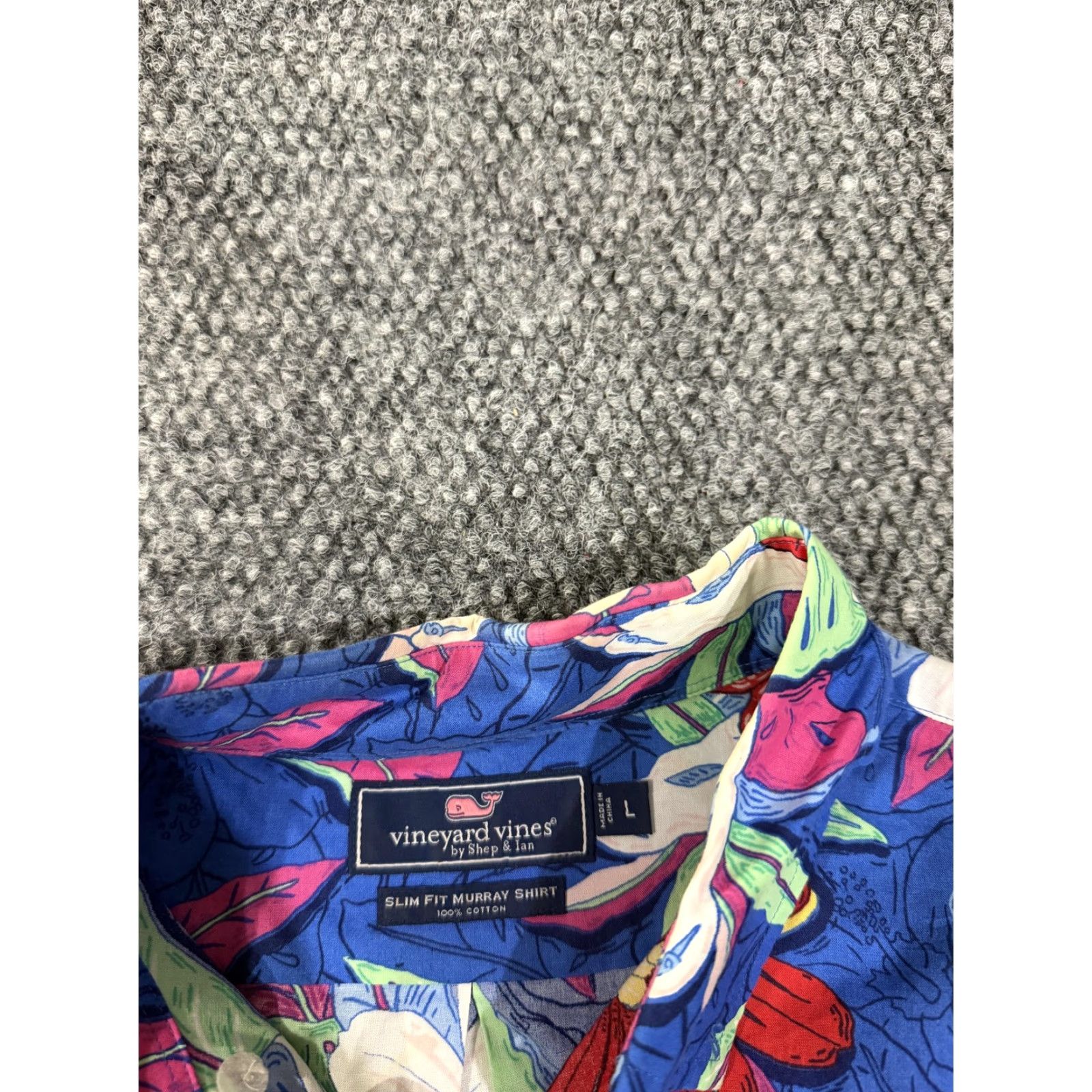 Vineyard Vines Vineyard Vines Shirt Mens L Multicolor Floral Hawaiian Slim Fit Button Up Shirt Size US L / EU 52-54 / 3 - 4 Thumbnail