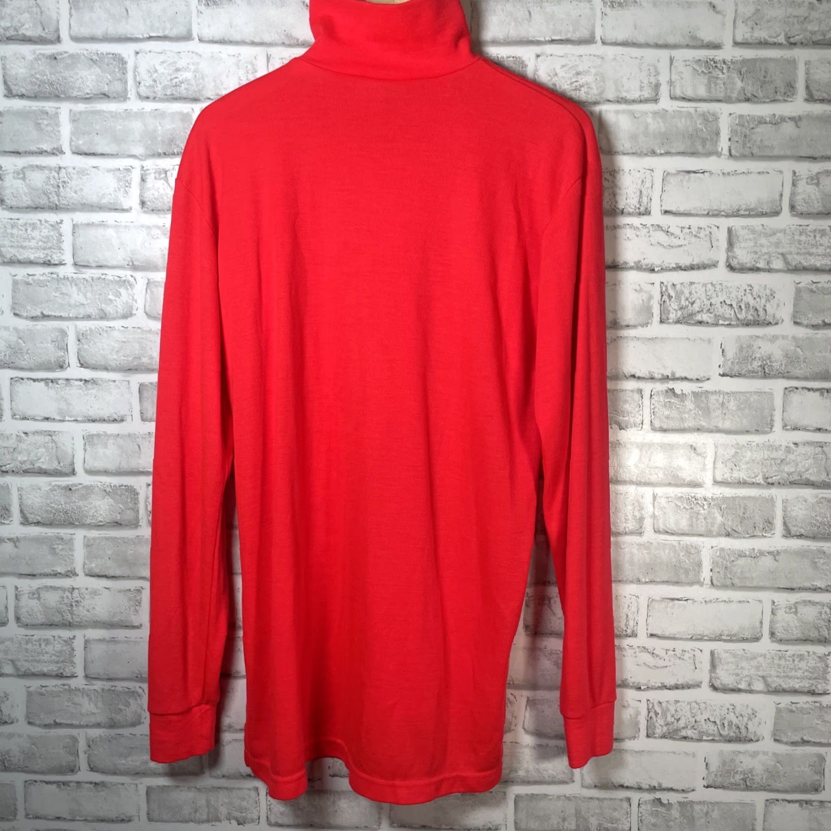 Obermeyer VINTAGE Obermeyer Sport Shirt Adult L Neon Orange Ski Pullover Zip Mens Size US L / EU 52-54 / 3 - 6 Thumbnail