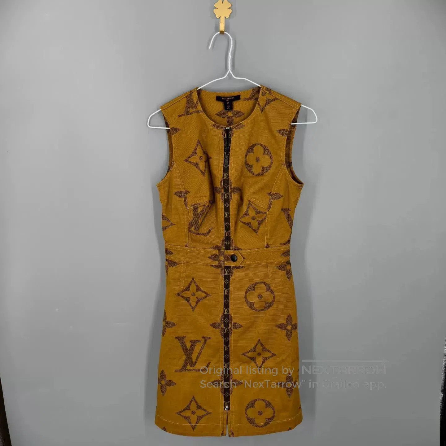 Louis Vuitton Louis Vuitton Brown Monogram Sleeveless Dress. Size XXS / US 00 / IT 34 - 1 Thumbnail