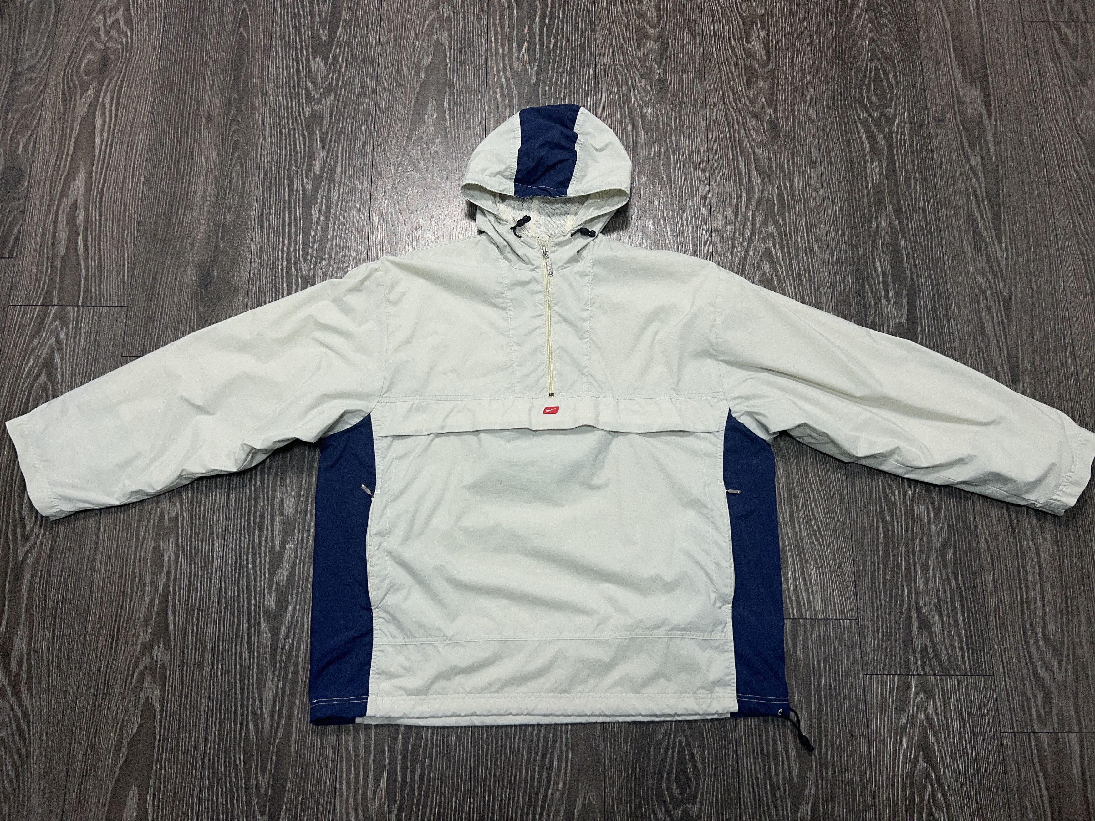 Nike Embroidery Swoosh Logo Anorak Windbreaker Jacket Y2K Size XL Size US XL / EU 56 / 4 - 2 Thumbnail
