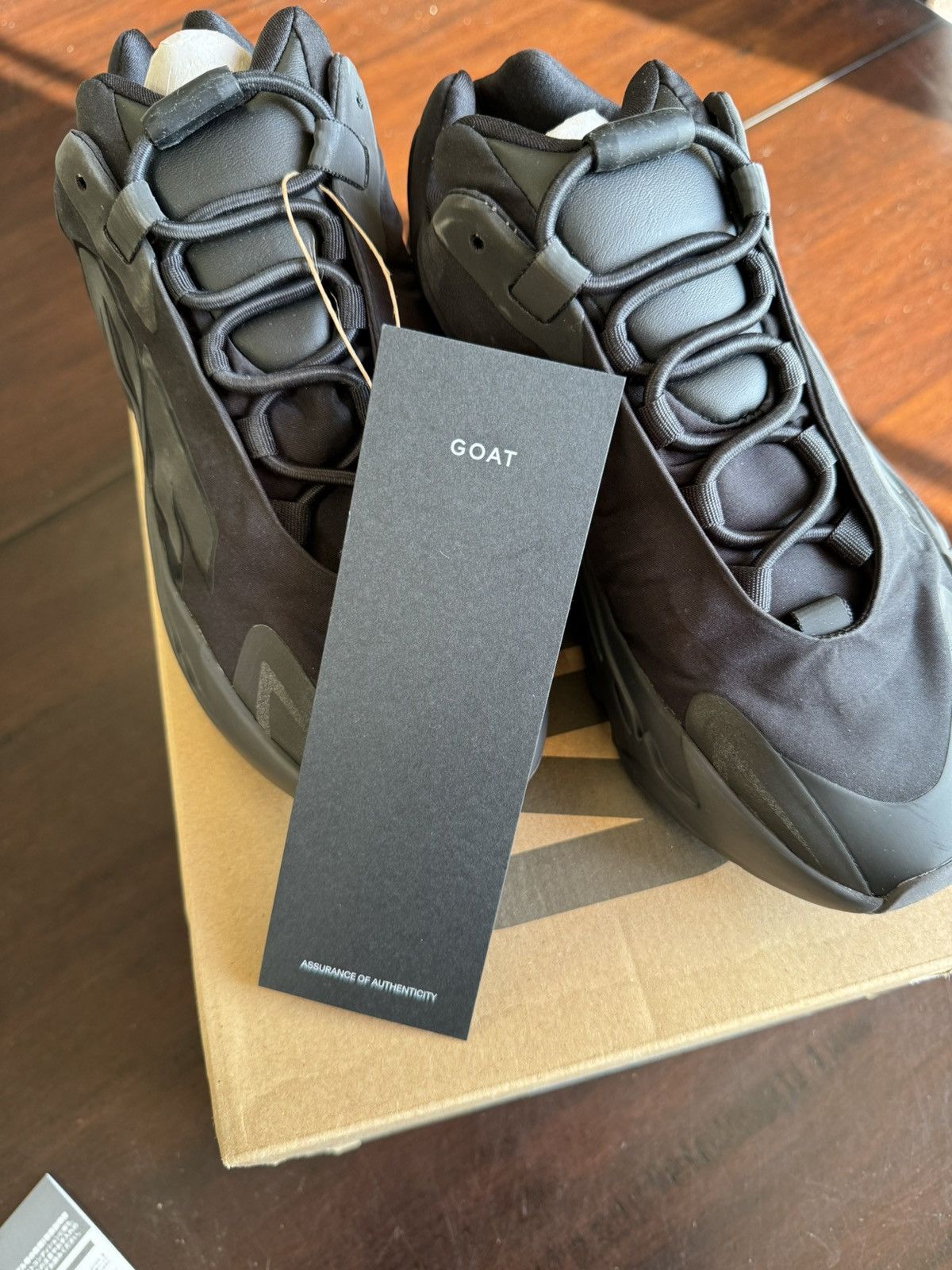 Adidas × Kanye West Adidas Yeezy Boost 700 MNVN Triple Black Size US 7.5 / EU 40-41 - 12 Thumbnail