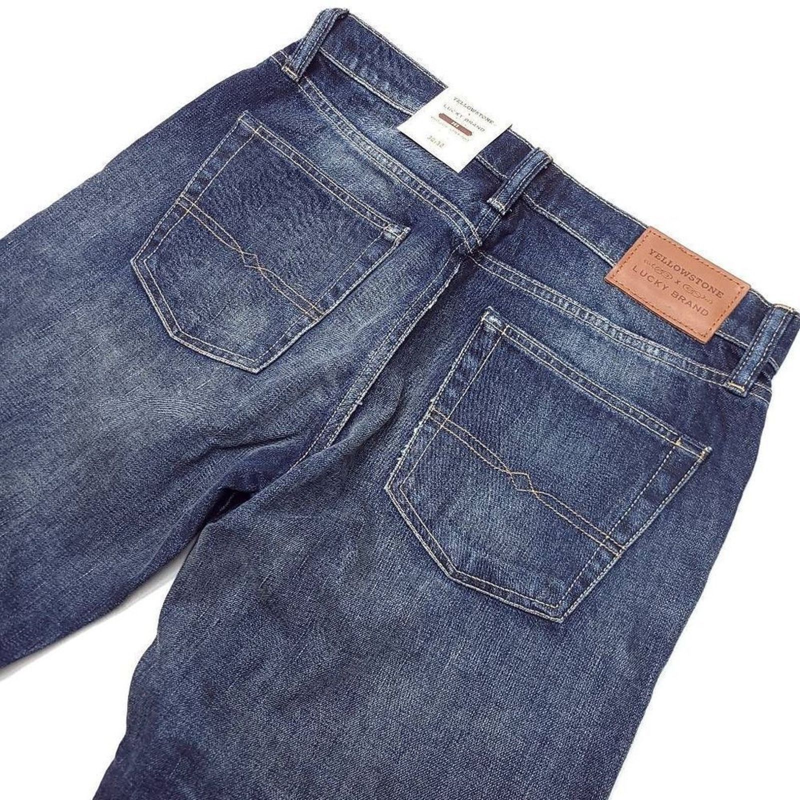 Lucky Brand NWT Lucky Brand Yellowstone 363 Vintage Jeans Mens 30x32 Size US 30 / EU 46 - 9 Thumbnail