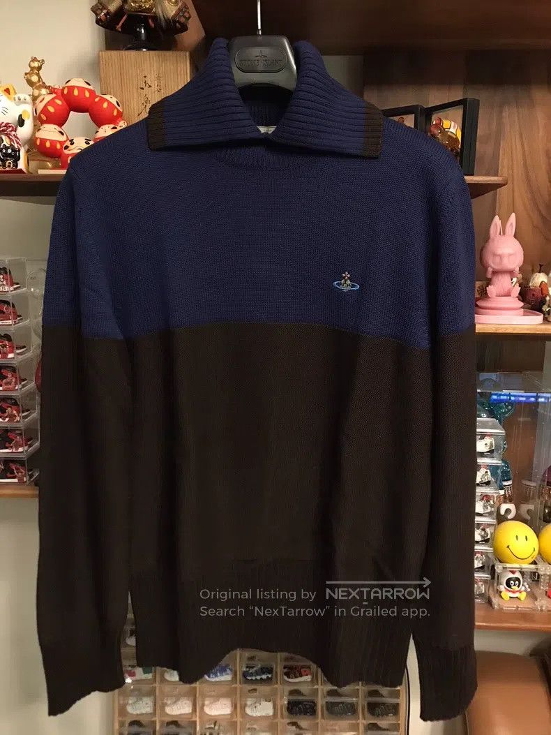 Vivienne Westwood Vivienne Westwood Sweater, Full Wool Material, Two-Tone, S Size US L / EU 52-54 / 3 - 1 Thumbnail
