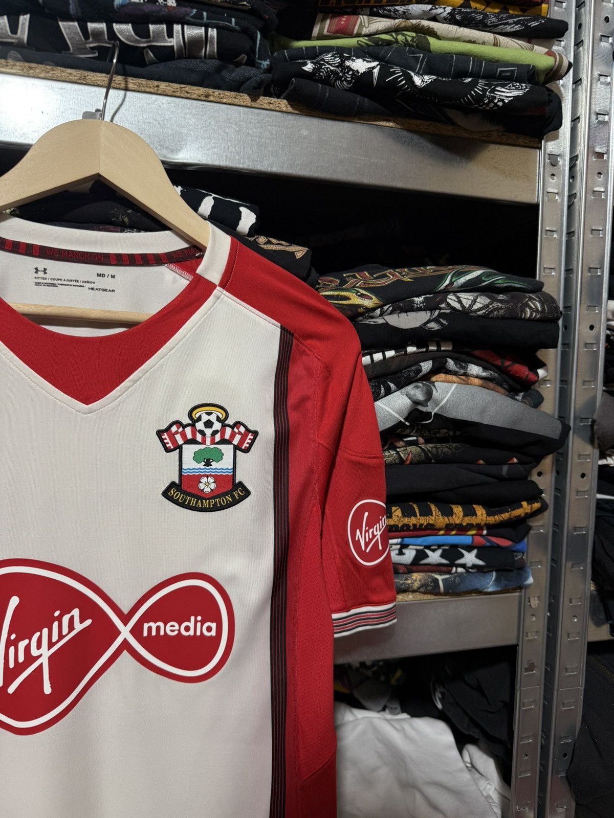 Under Armour Under Armour Southampton 2017 2018 Home Soccer Jersey Size US S / EU 44-46 / 1 - 4 Thumbnail