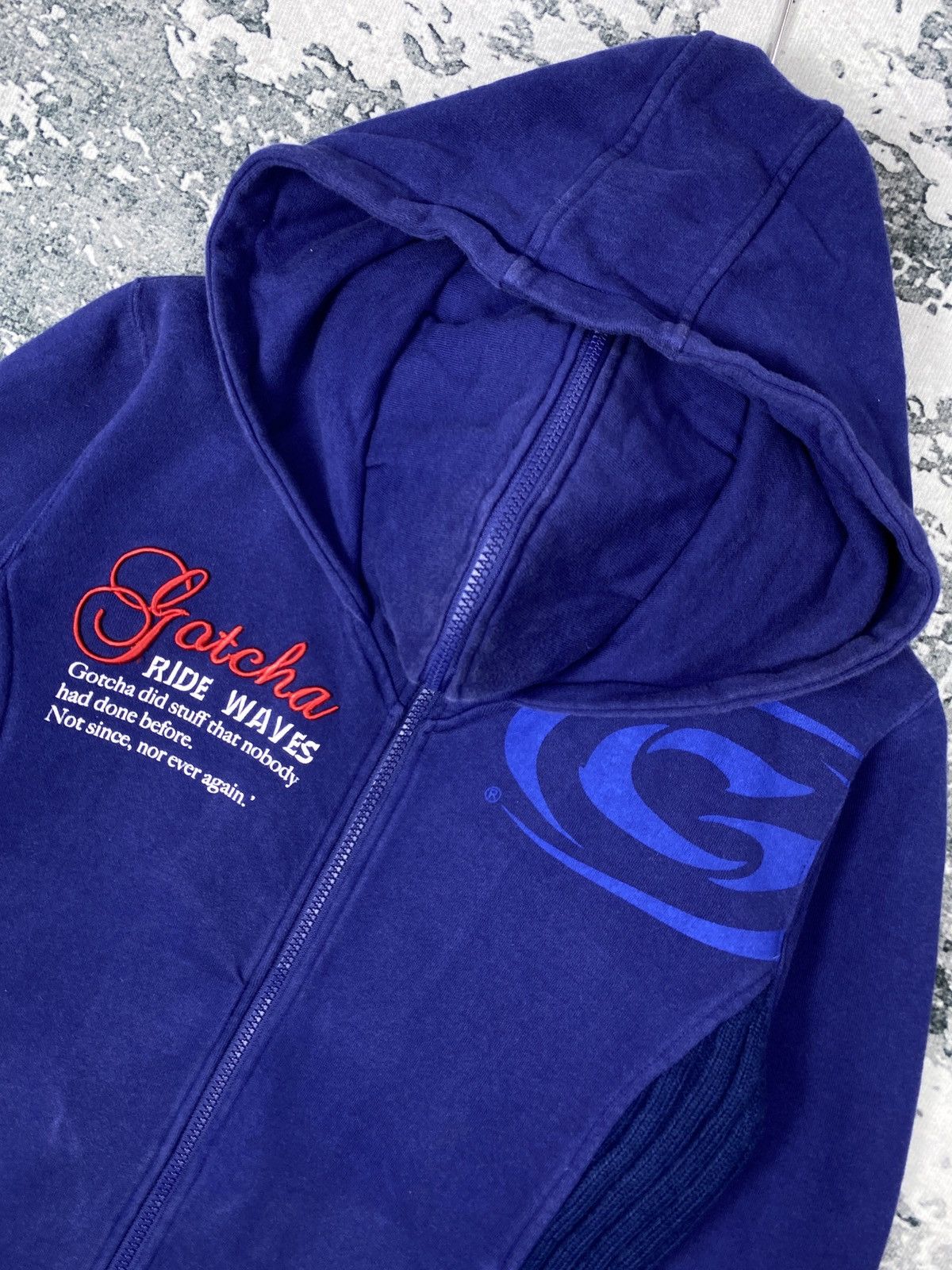 Gotcha Vintage Gotcha Zip Up Sweatshirts Size US M / EU 48-50 / 2 - 2 Thumbnail