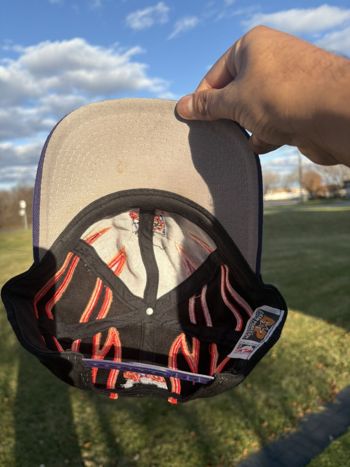 Drew Pearson Phoenix Suns NBA VTG 90s Drew Pearson Claw Snapback Hat Cap Size ONE SIZE - 6 Thumbnail