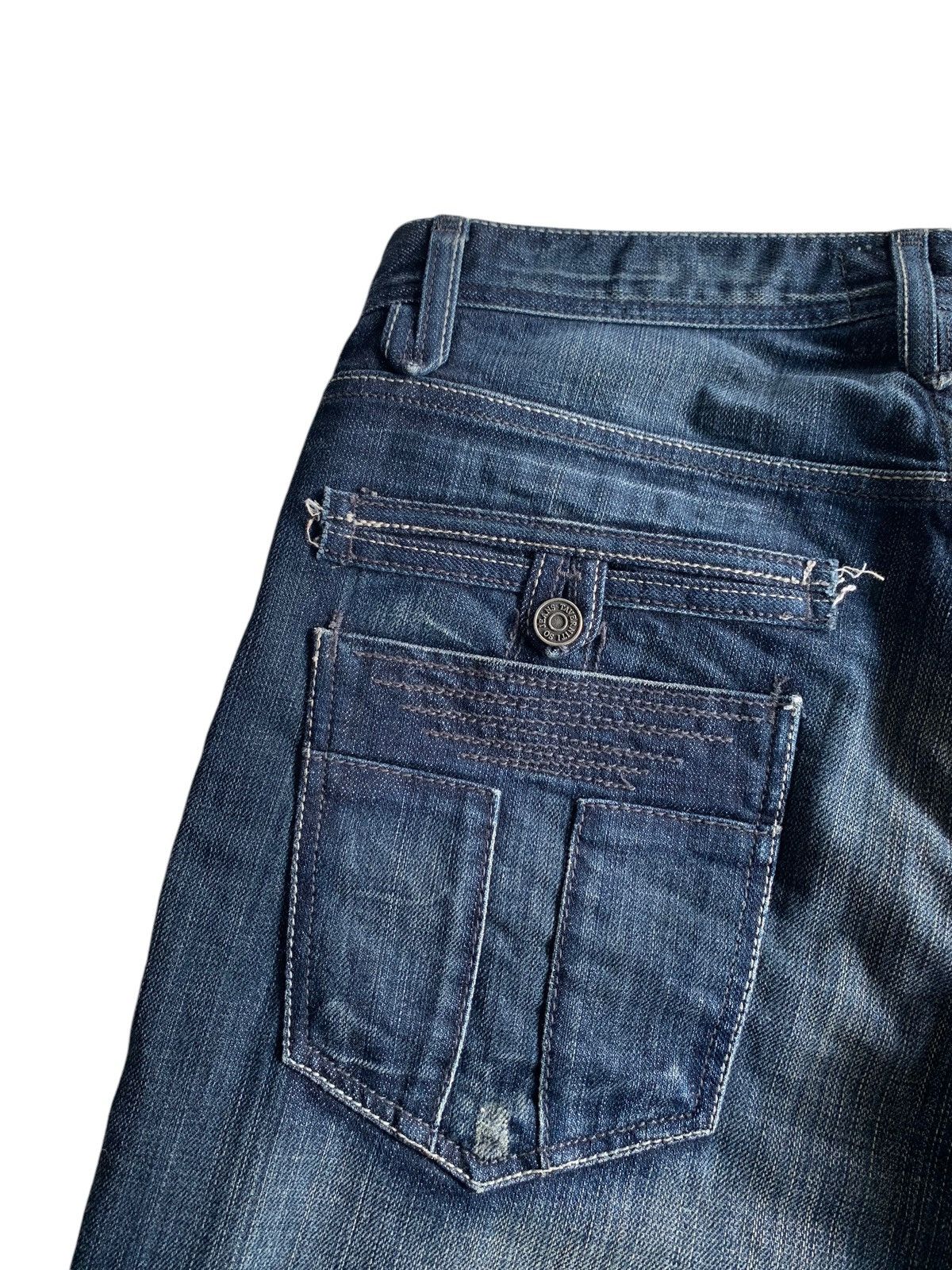 If Six Was Nine × Japanese Brand × Jean FLARE JEANS Taverniti so Jeans Punk Style Denim☠️🎌 Size US 33 - 11 Thumbnail