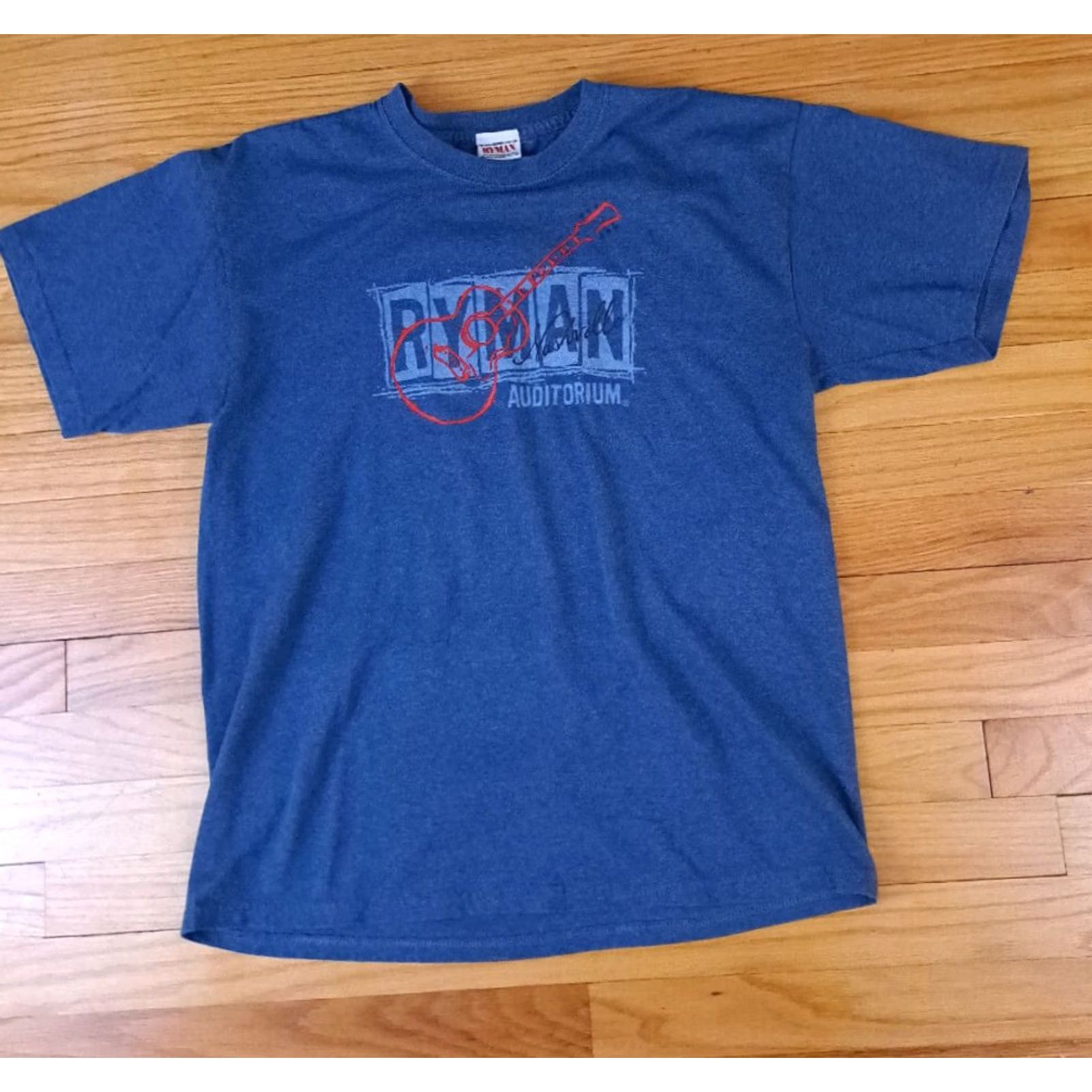 Vintage Vintage Ryman Nashville Large Shirt Blue Navy Unisex Adult Size US L / EU 52-54 / 3 - 4 Thumbnail