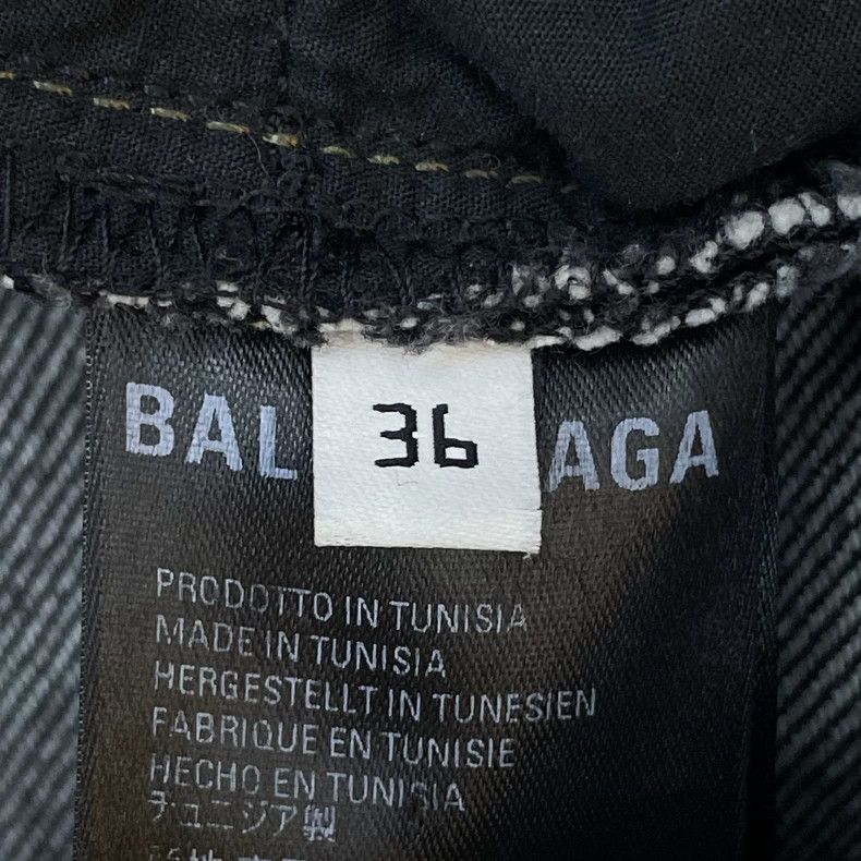Balenciaga Balenciaga Washed Button Zip A-line Denim Skirt Size 35" - 6 Thumbnail