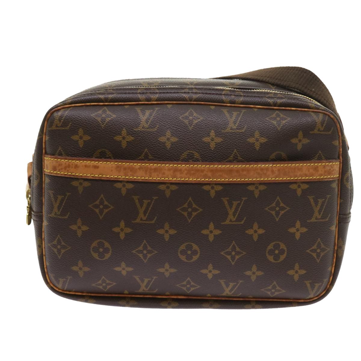 Louis Vuitton Reporter Brown Canvas Shoulder Bag (Pre-Owned) Size ONE SIZE - 1 Thumbnail