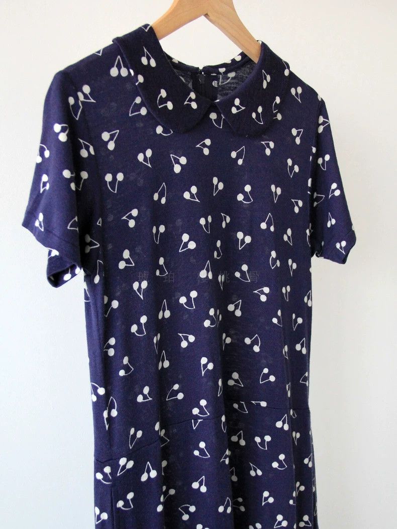 Comme des Garcons Comme Des Garcons Cherry print crewneck knit dress Size S / US 4 / IT 40 - 4 Thumbnail