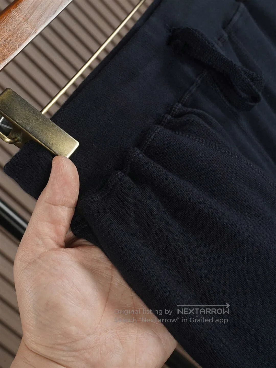 Kiton Kiton Knitted Drawstring Sweatpants. Size US 44 / EU 60 - 4 Thumbnail