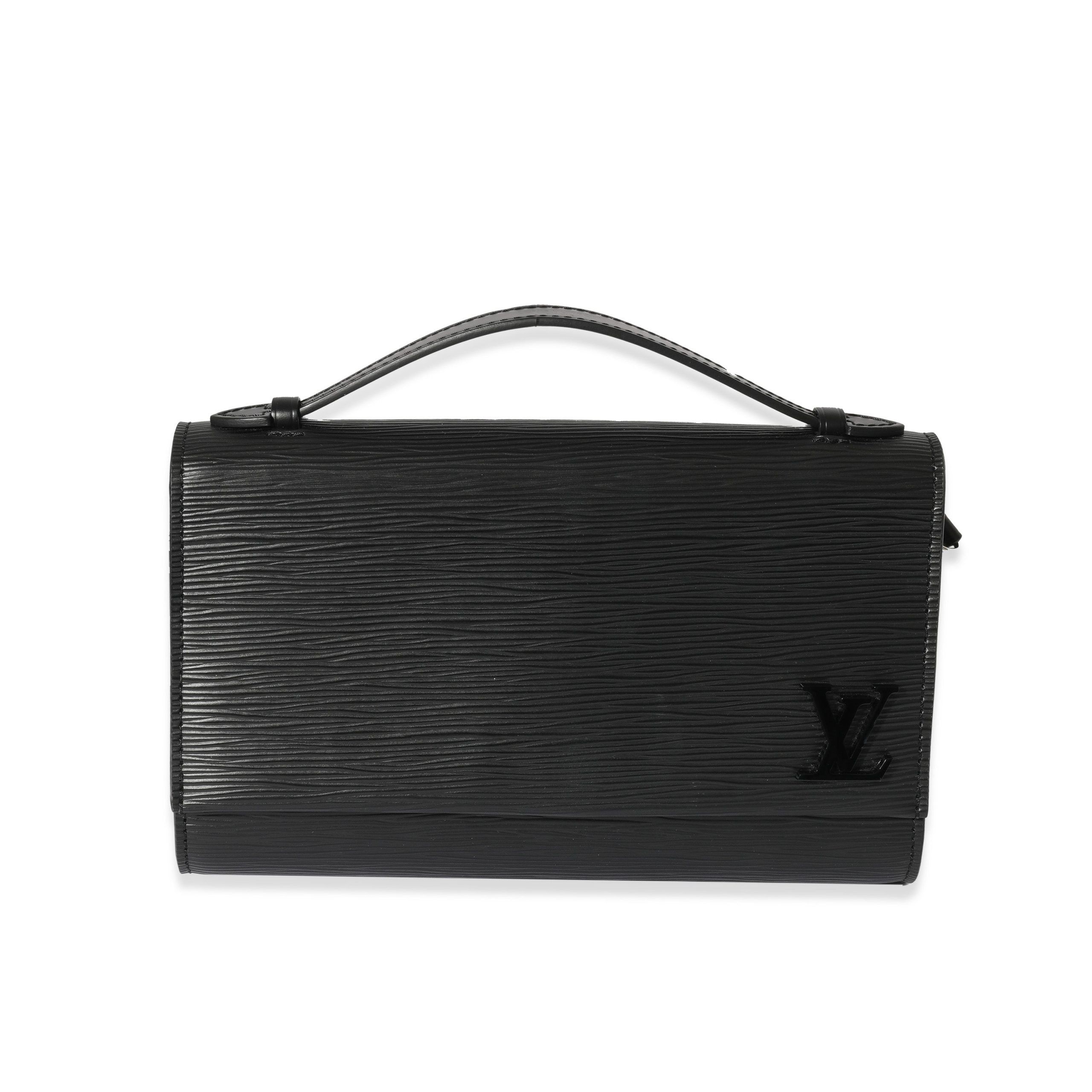 image of Louis Vuitton Black Epi Clery, Women's