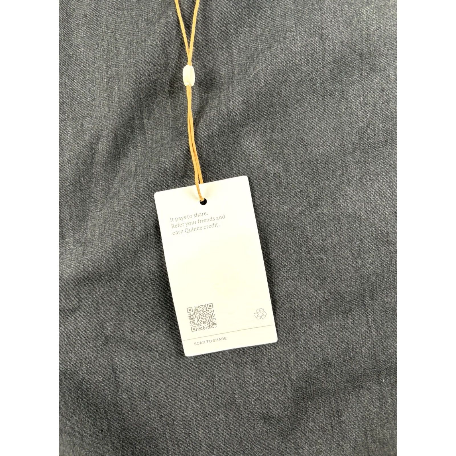 Quince Quince Pants Mens 34x28 Gray Ultra Stretch 24/7 Smart Chino Performance NEW Size US 34 / EU 50 - 6 Thumbnail