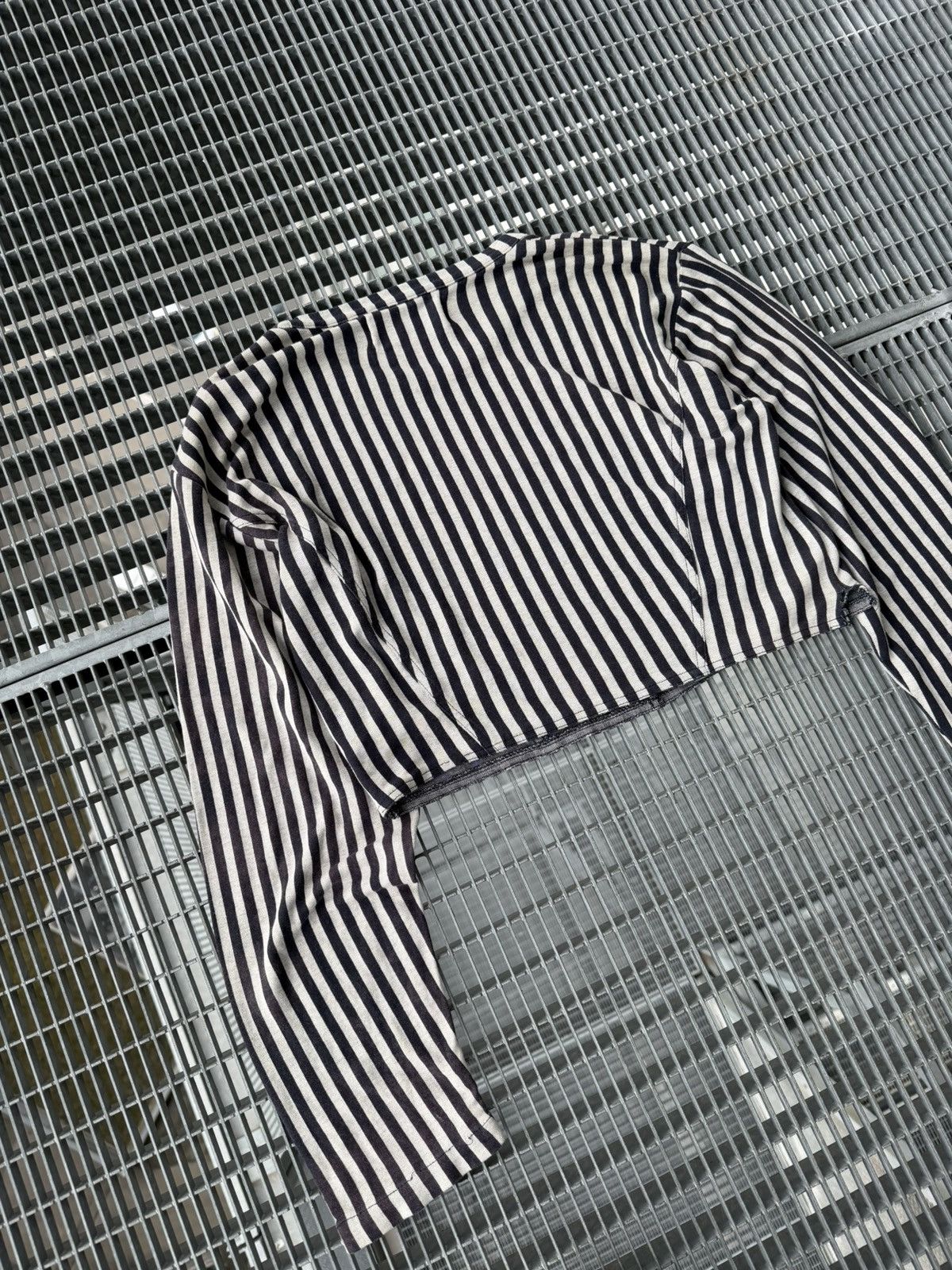 Tricot Comme des Garcons Rare Archive Vintage Comme Des Garsons Trikot Stripe Top Size M / US 6-8 / IT 42-44 - 14 Thumbnail