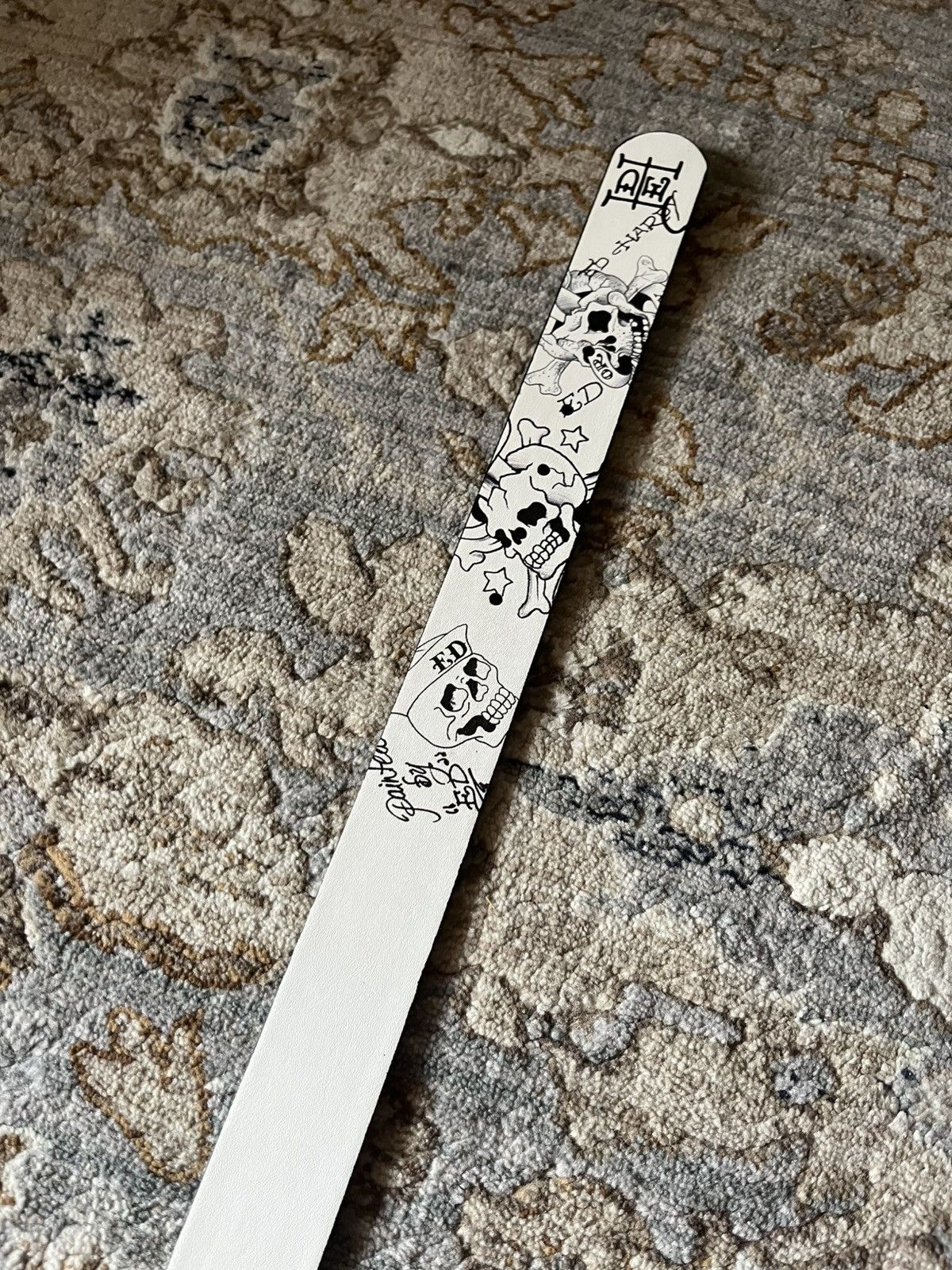 Ed Hardy REVERSIBLE ED HARDY GRAPHIC Y2K BELT 32 Size 32 - 11 Thumbnail