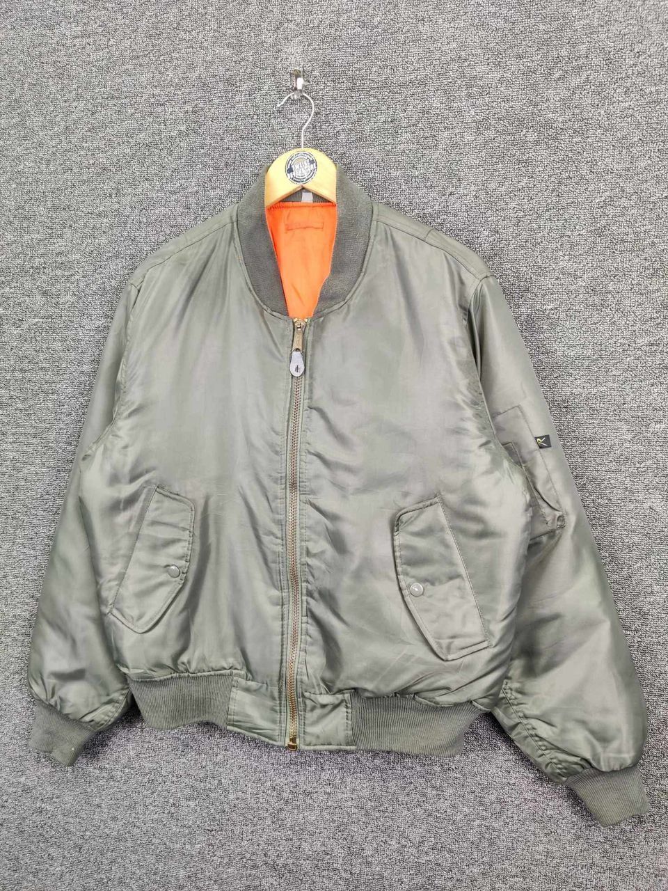 Japanese Brand Vintage Rothco MA-1 Flight Military Bomber Jacket Size US L / EU 52-54 / 3 - 2 Thumbnail