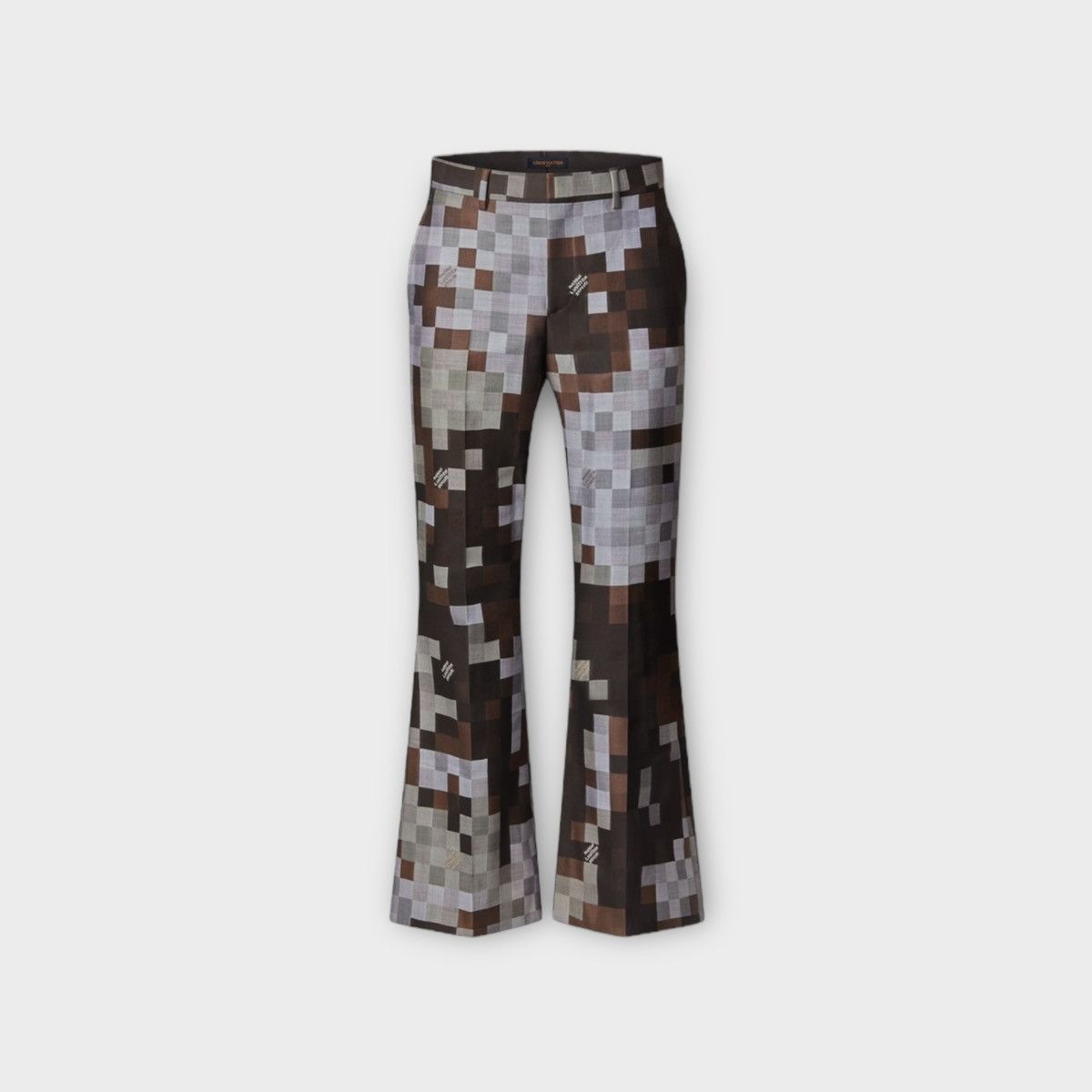 Louis Vuitton Silk And Wool Blend Tailored Flared Trousers Size US 34 / EU 50 - 1 Thumbnail