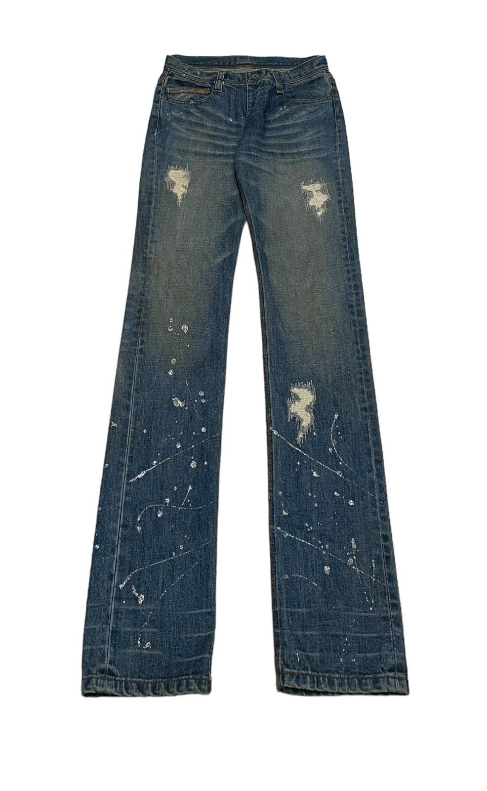 If Six Was Nine Very Rare Design Vintage Brand Nicole Club Jeans 1990s Size US 30 / EU 46 - 1 Thumbnail