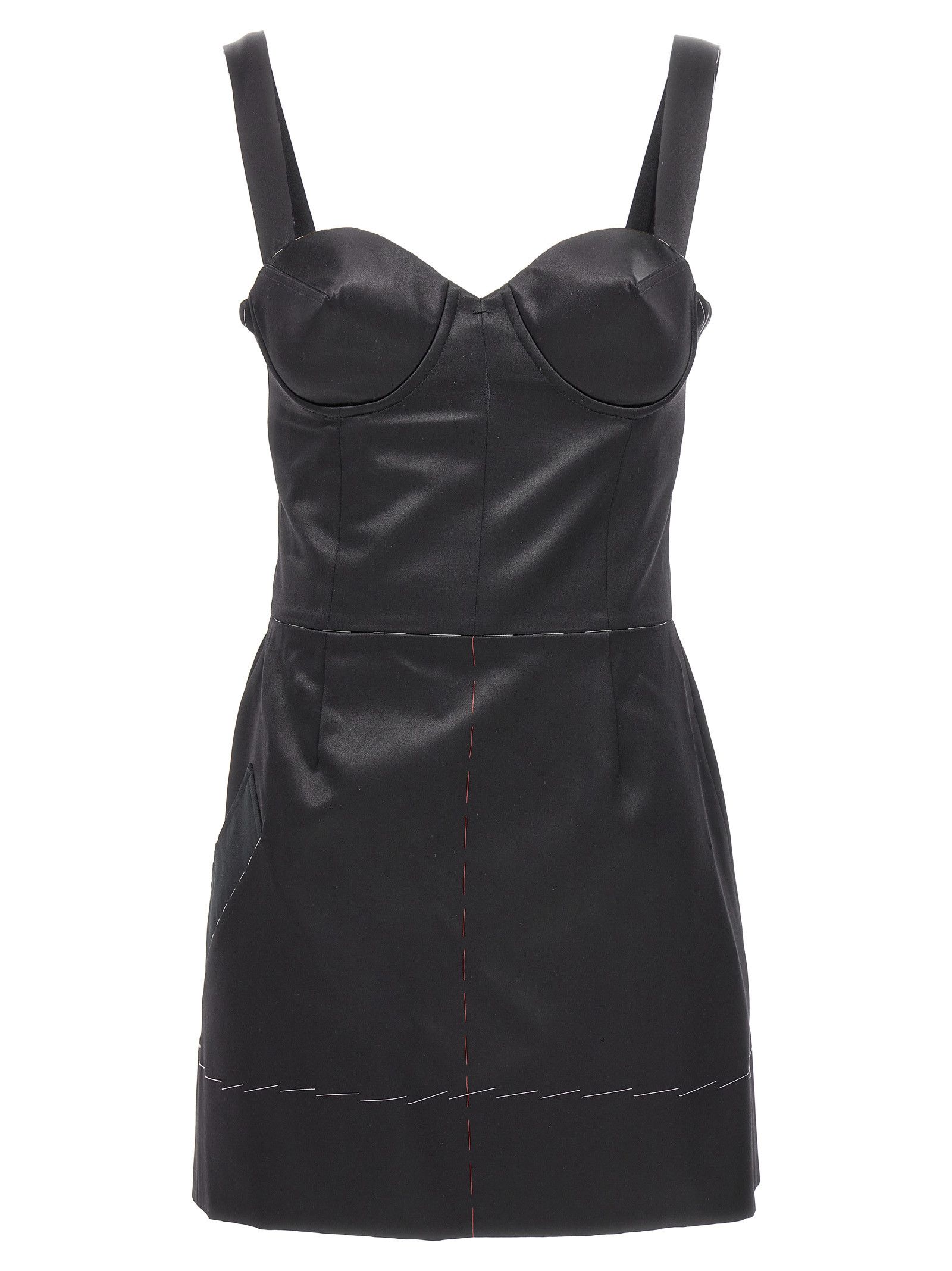 Maison Margiela Contrast Stitching Corset Dress Size 27" / US 4 / IT 40 - 1 Thumbnail