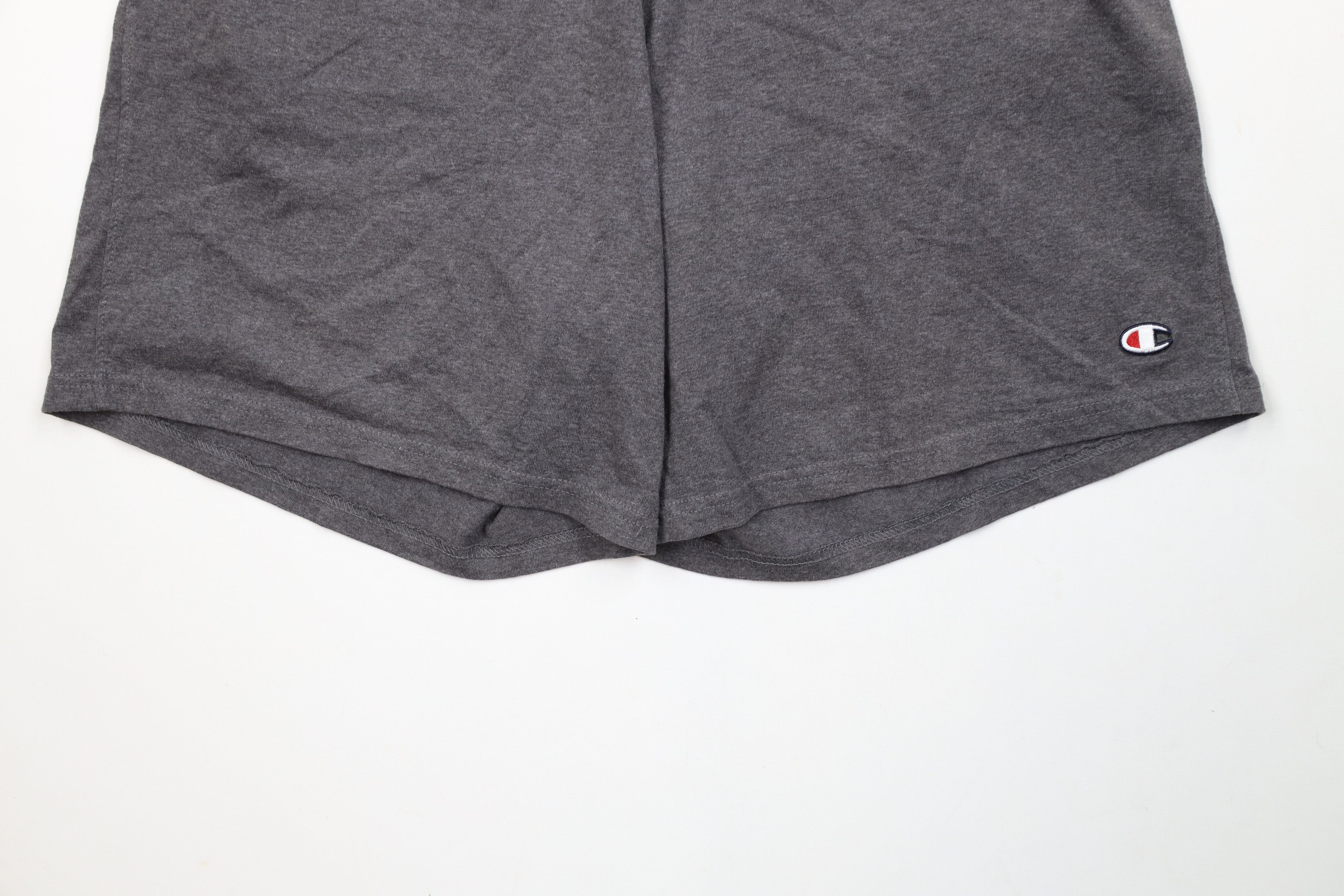 Champion × Vintage Vintage Champion Classic Logo Above Knee Shorts Heather Gray Size US 36 / EU 52 - 4 Thumbnail