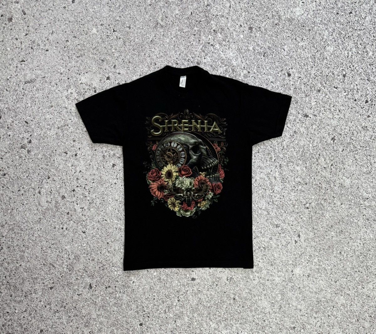 Band Tees × Vintage Vintage 2000’s Sirenia Rock Band Retro T-Shirt Y2K Hype Size US S / EU 44-46 / 1 - 2 Thumbnail