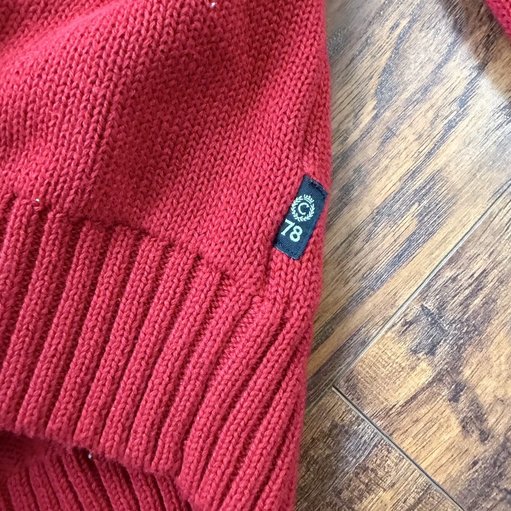 Chaps Chaps Ralph Lauren Sweater Mens M Red Nordic 1/4 Zip Knit Winter Classic Size US M / EU 48-50 / 2 - 4 Thumbnail