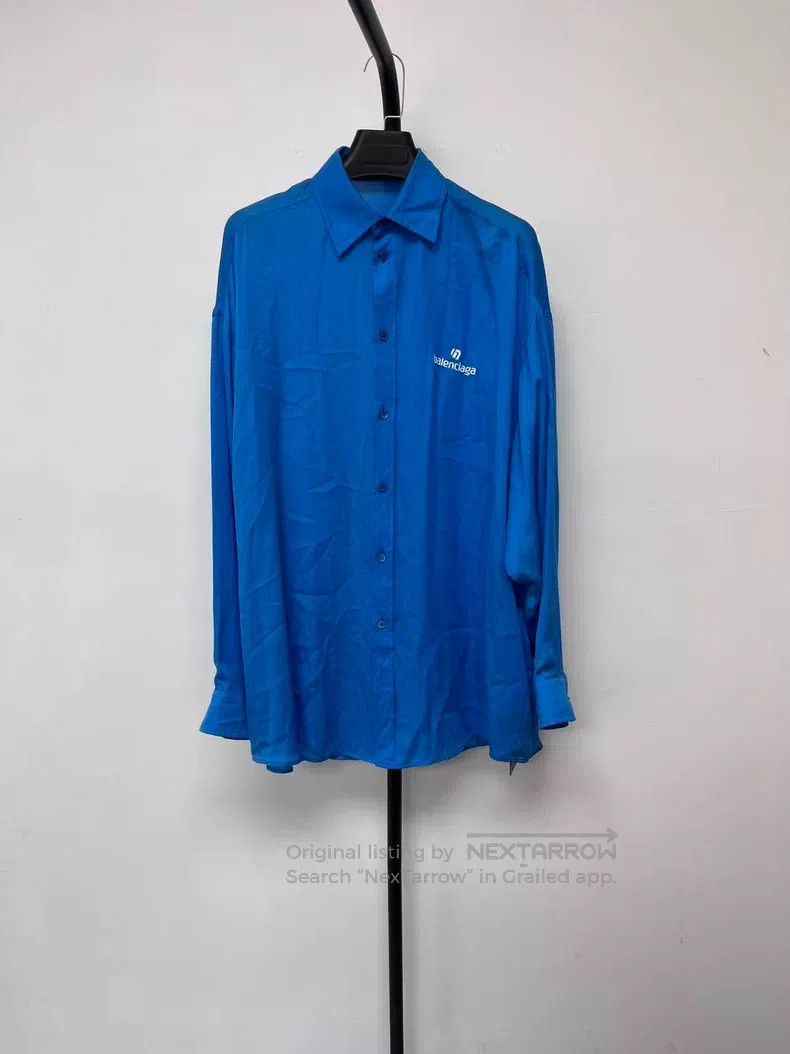 Balenciaga Balenciaga Silk letter long-sleeve shirt Size XS / US 0-2 / IT 36-38 - 1 Thumbnail