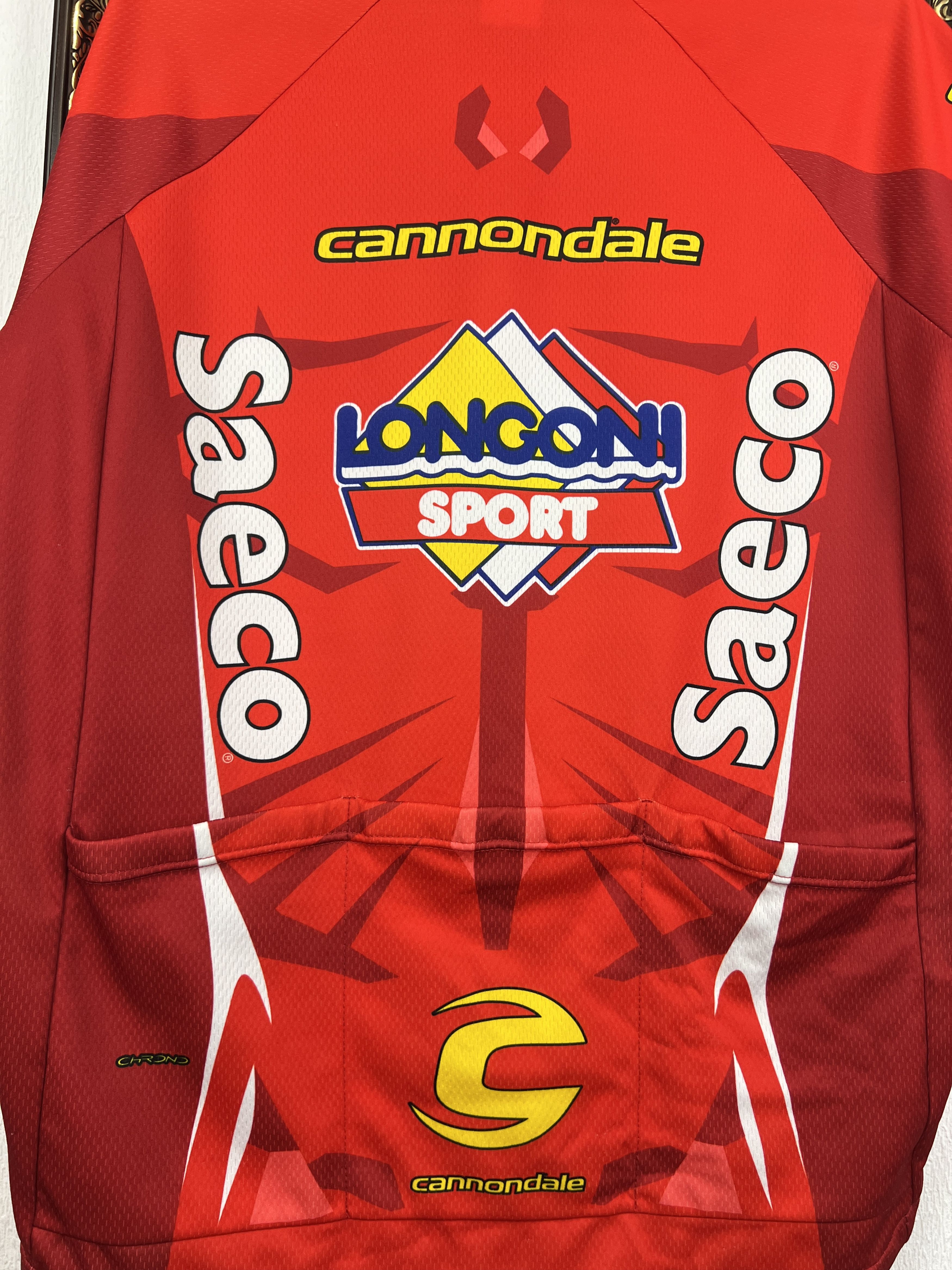 Vintage Team Saeco Italy Giro D’Italia Cycling Shirt Maglia Size US L / EU 52-54 / 3 - 9 Thumbnail