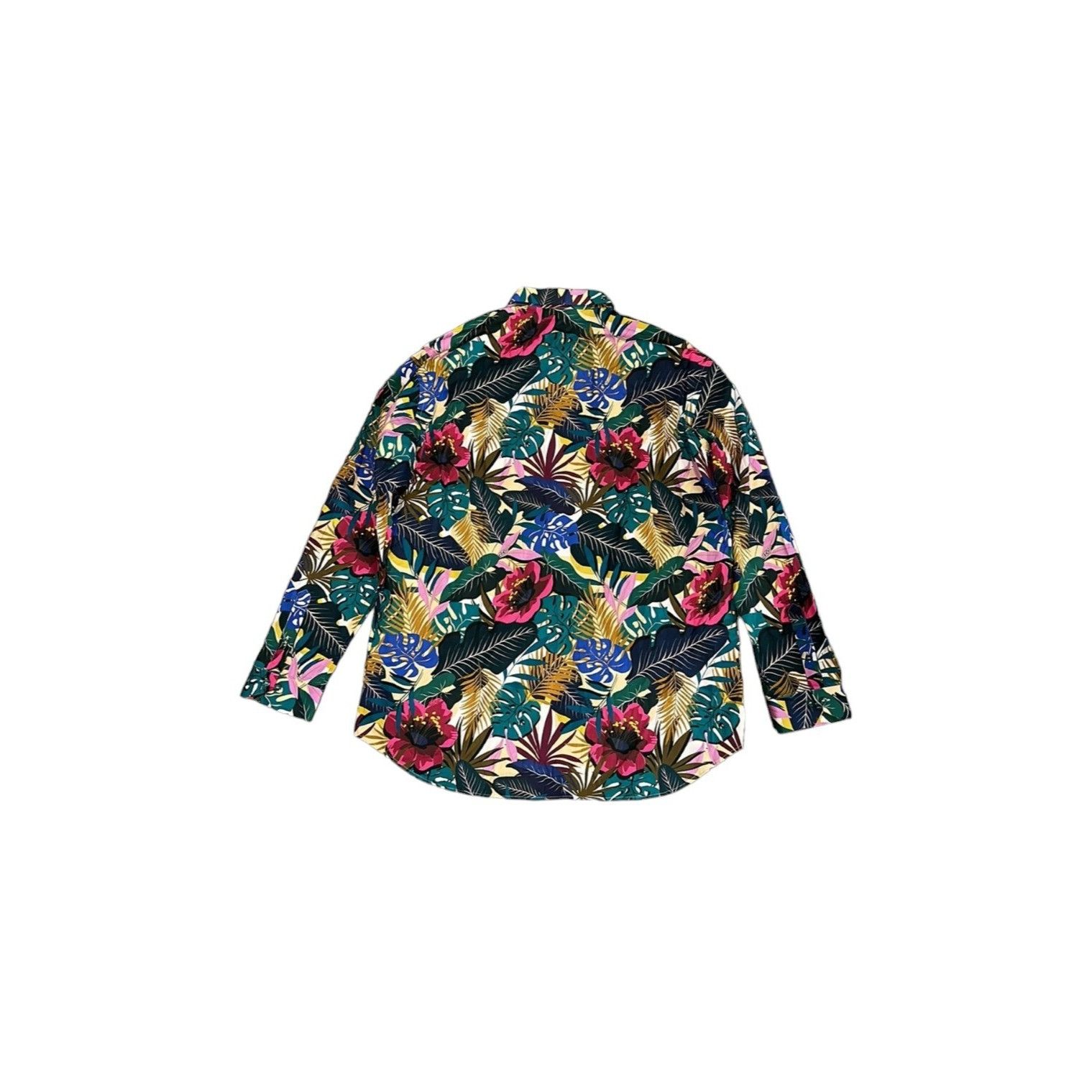 Etro ETRO Milano Mens Shirt 45 XXL Floral Tropical Button Down Bl Size US XXL / EU 58 / 5 - 6 Thumbnail