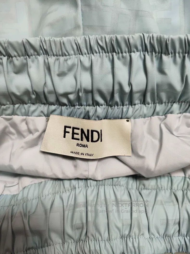 Fendi Fendi size S Blue Dark Pattern Full Print Sports Shorts Size 24" / US 00 / IT 34 - 3 Thumbnail