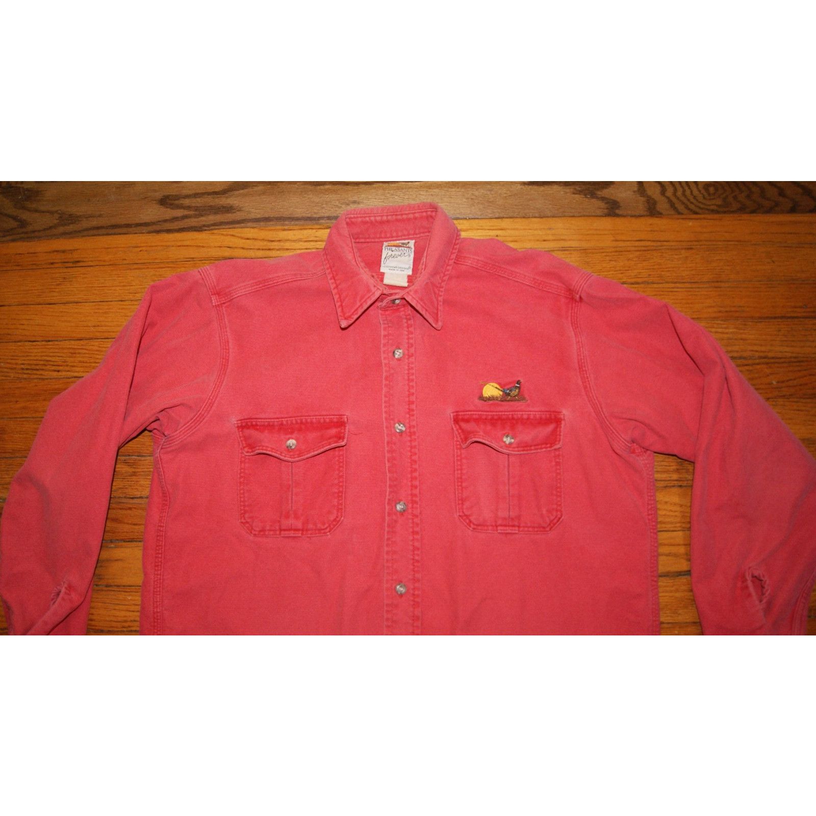 Vintage VTG Pheasants Forever Mens XL Long Sleeve Button Shirt USA Size US XL / EU 56 / 4 - 1 Thumbnail