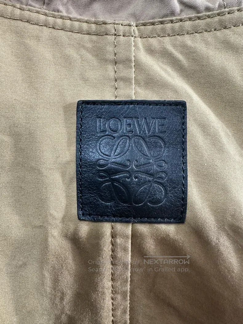 Loewe Loewe Leather Logo Windbreaker Size 4XL / US 24-26 - 3 Thumbnail