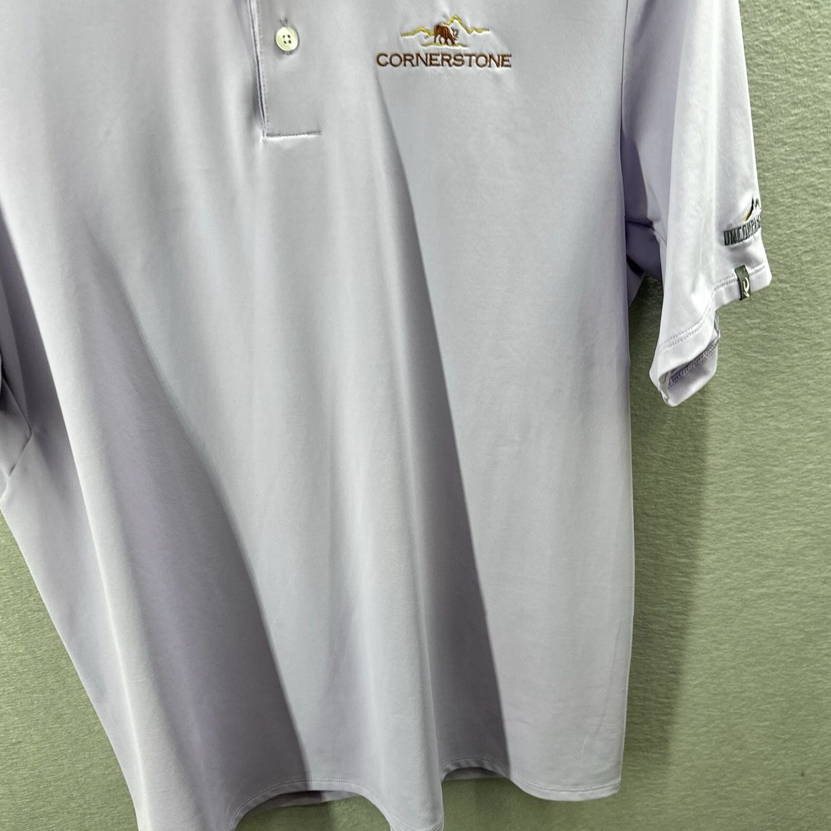 KJUS KJUS Polo Shirt Mens M Soren Cornerstone Golf Embroidered Lavender Preppy Lavender Purple Logo Preppy Golf Shirt Mens M KJUS Polo Shirt Size US M / EU 48-50 / 2 - 4 Thumbnail