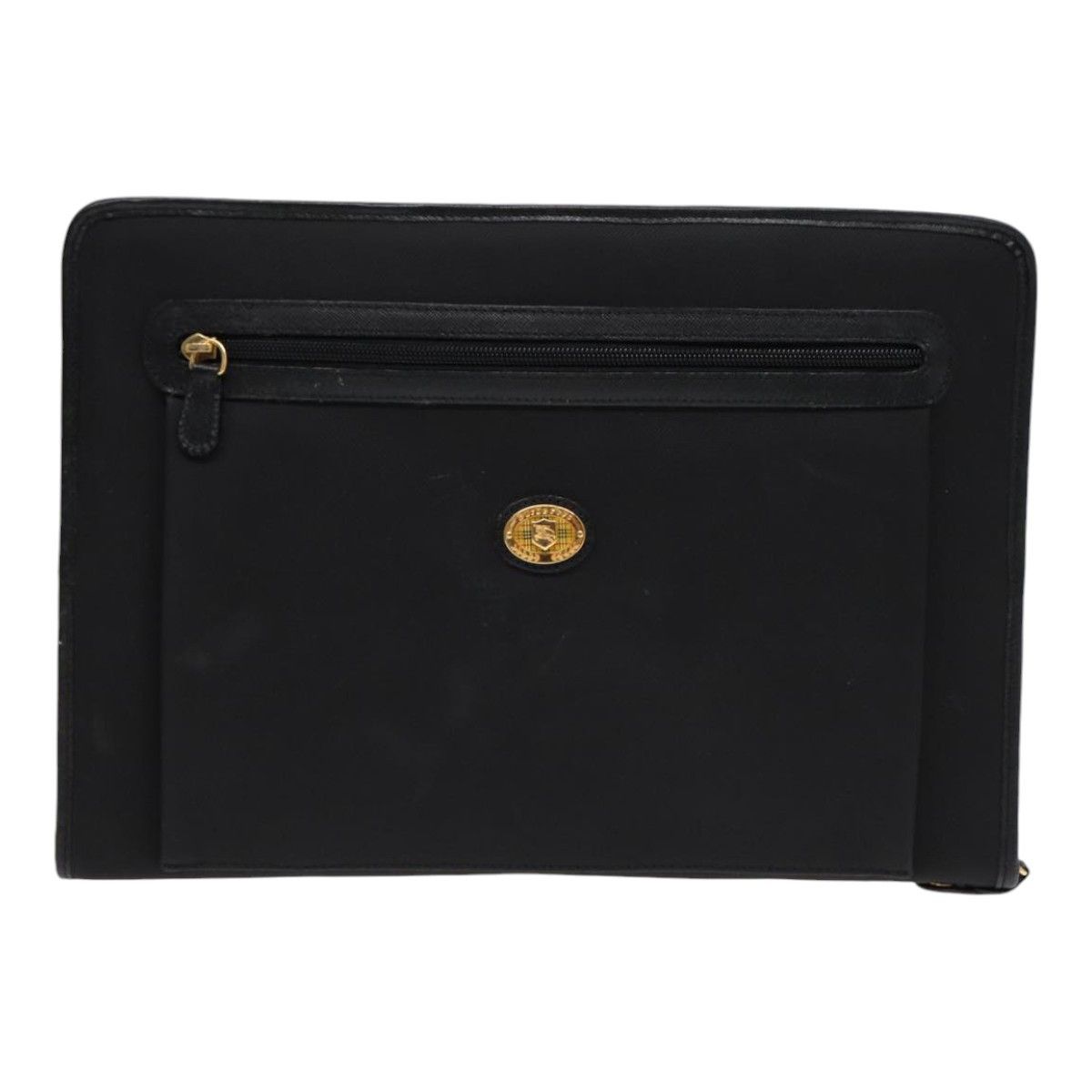 Burberry Black Canvas Clutch Bag (Pre-Owned) Size ONE SIZE - 1 Thumbnail