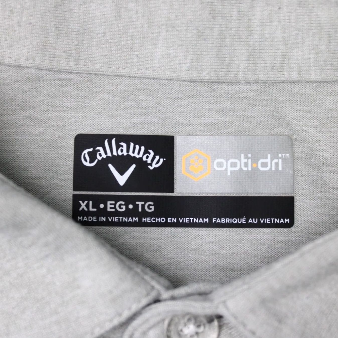Callaway Callaway Polo Shirt Men XL Gray/Blue Opti-Dri Golf Short Sleeve Poly Stretch Shirt Size US XL / EU 56 / 4 - 6 Thumbnail