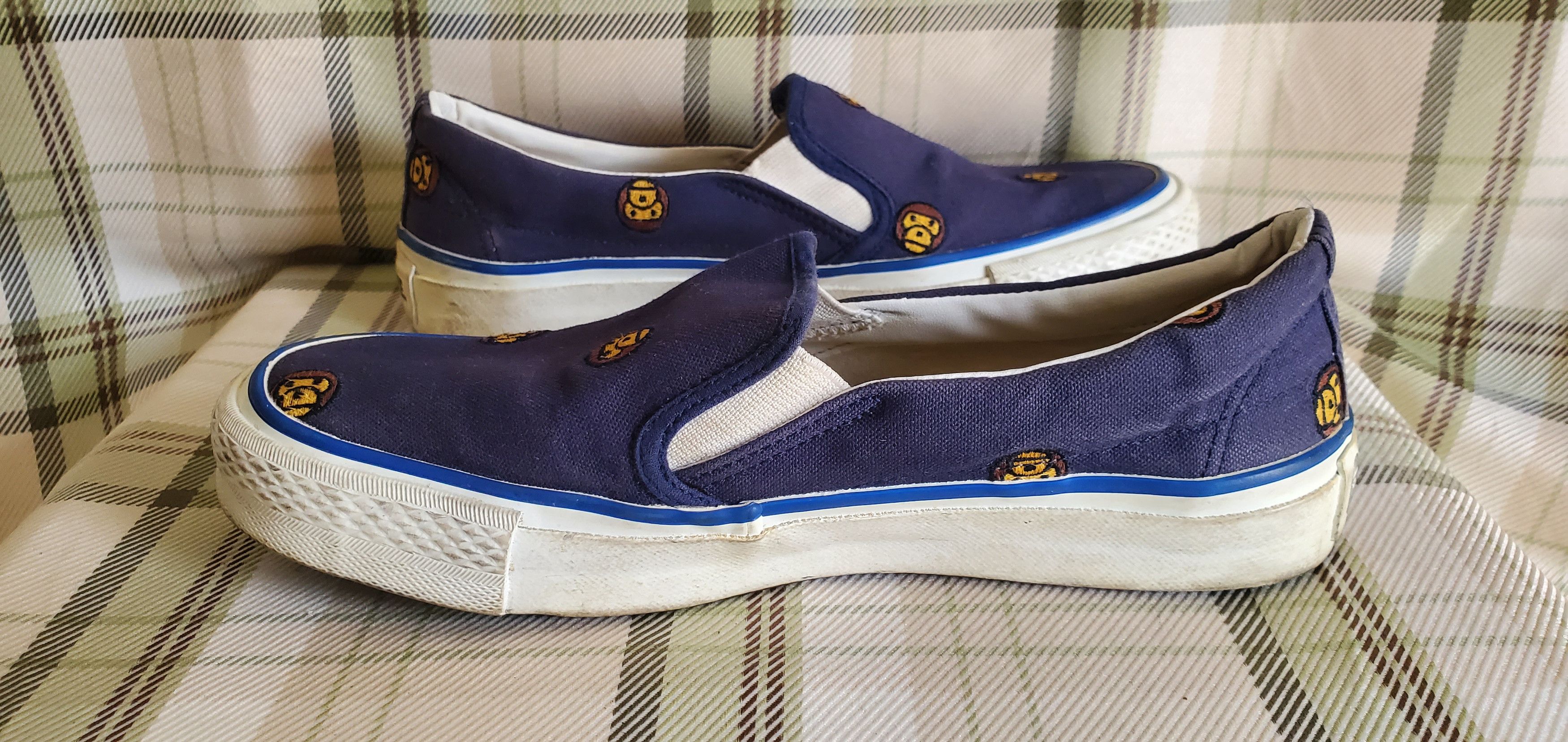 Bape Bape Blue Monkey Lo Top Sneakers Size US 5 / IT 35 - 6 Thumbnail