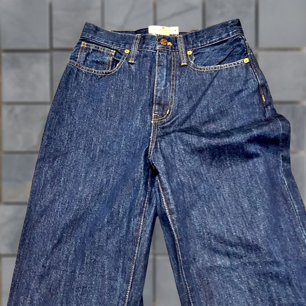 Madewell Madewell Baggy Tapered Jeans Womens 25 Blue Dark wash High rise (Madewell Baggy Tapered Jeans Womens 25 Blue Dark wash High rise) Size 42" / US 20 - 1 Thumbnail