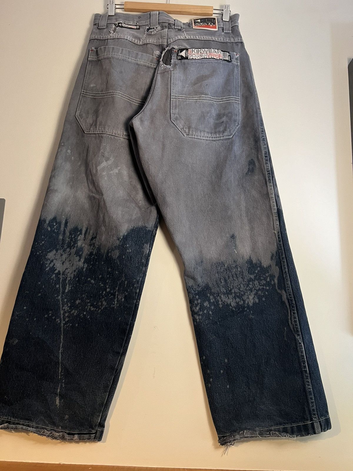 90s Kikwear Vision Wide Leg Baggy Jeans