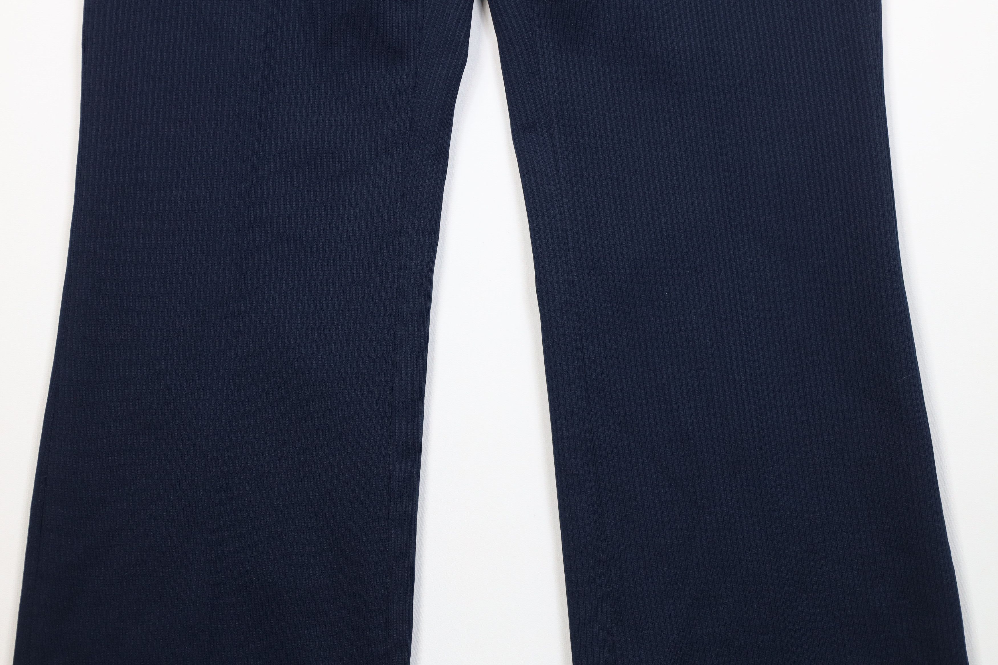 Wrangler Vintage 60s 70s Wrangler Knit Wide Leg Chino Pants Blue USA Size US 34 / EU 50 - 4 Thumbnail