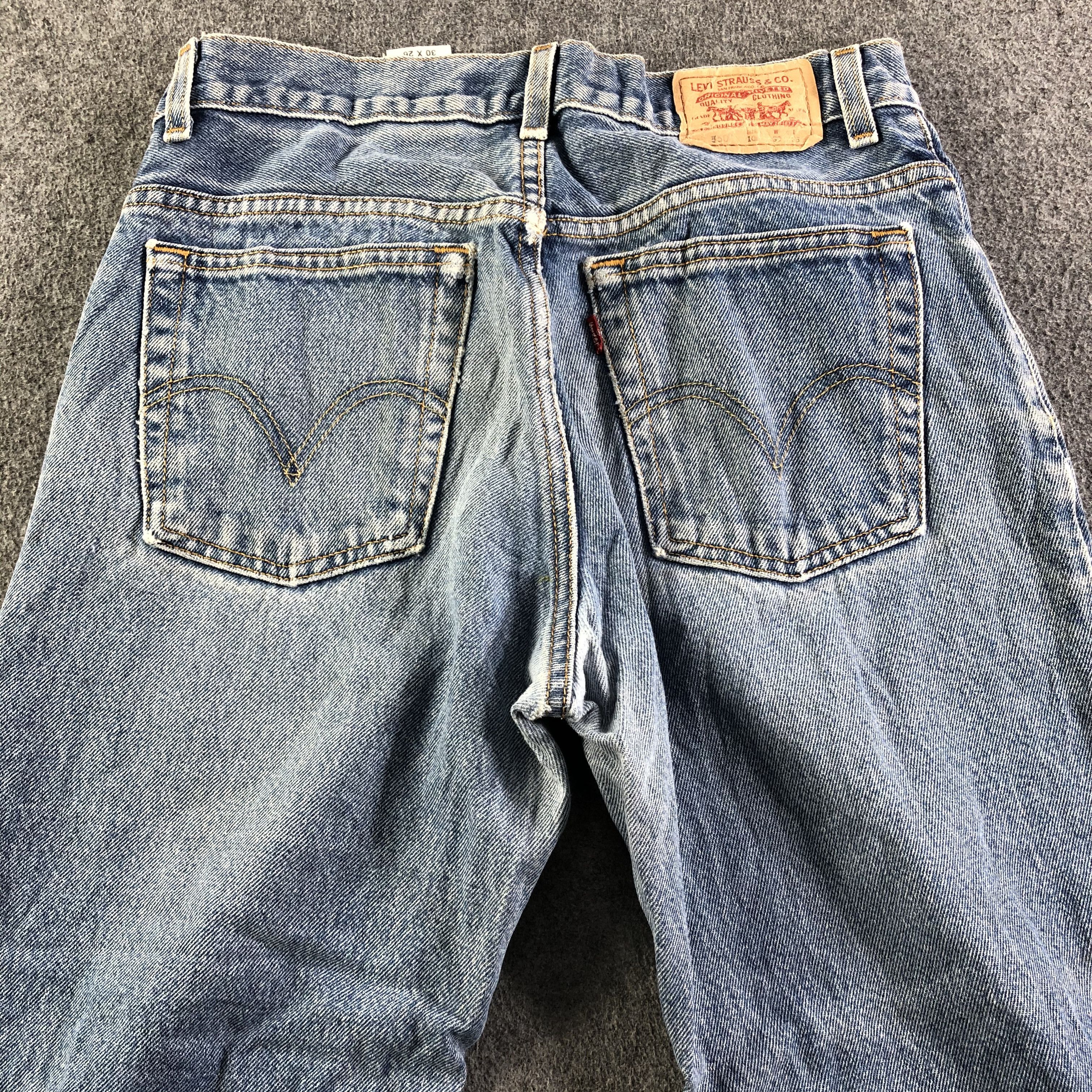 Levi's Vintage Blue Wash Levis 550 Jeans-J3246 Size US 31 - 4 Thumbnail