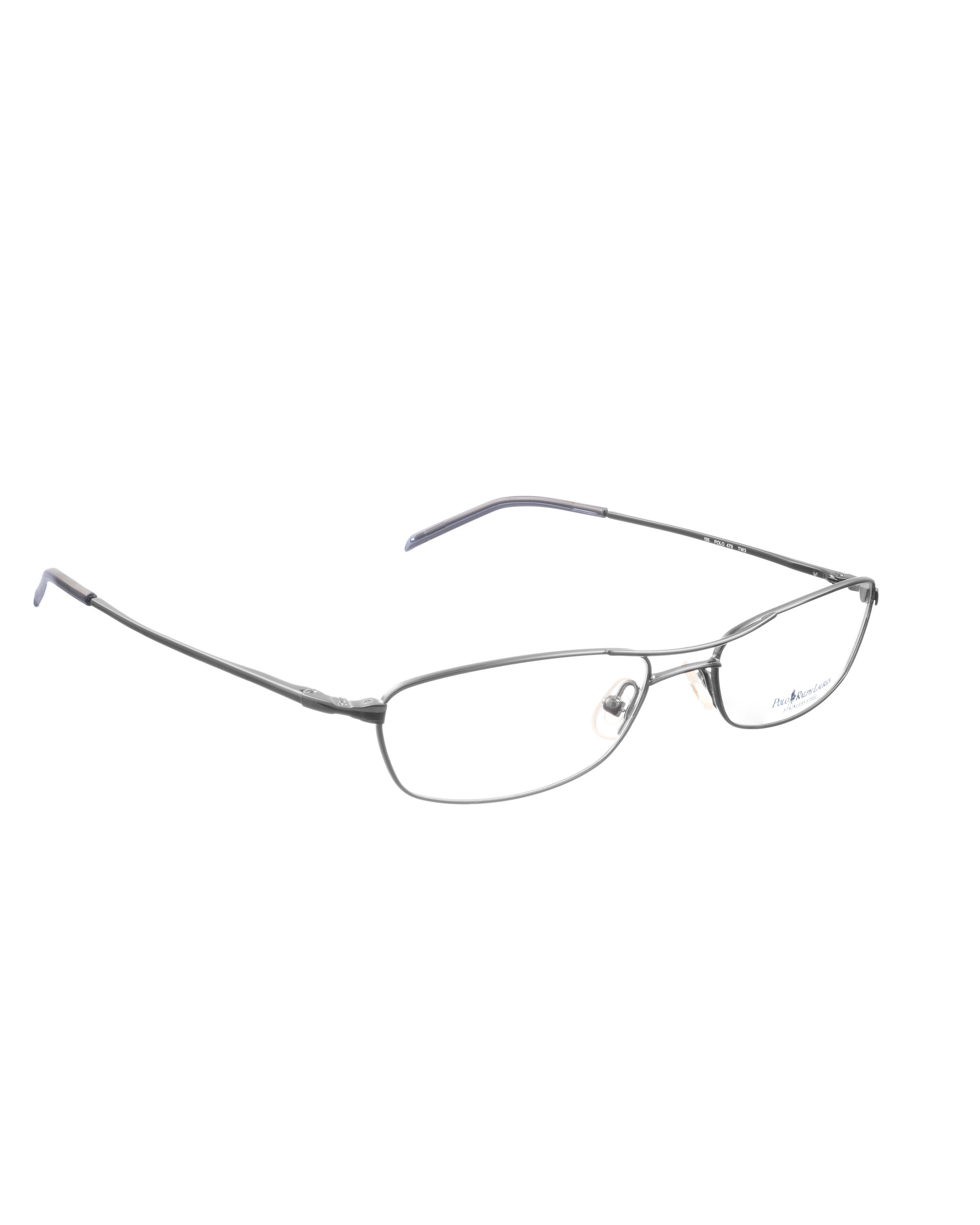 Polo Ralph Lauren Polo Ralph Lauren 00s Metallic Grey Metal Glasses Size ONE SIZE - 2 Thumbnail