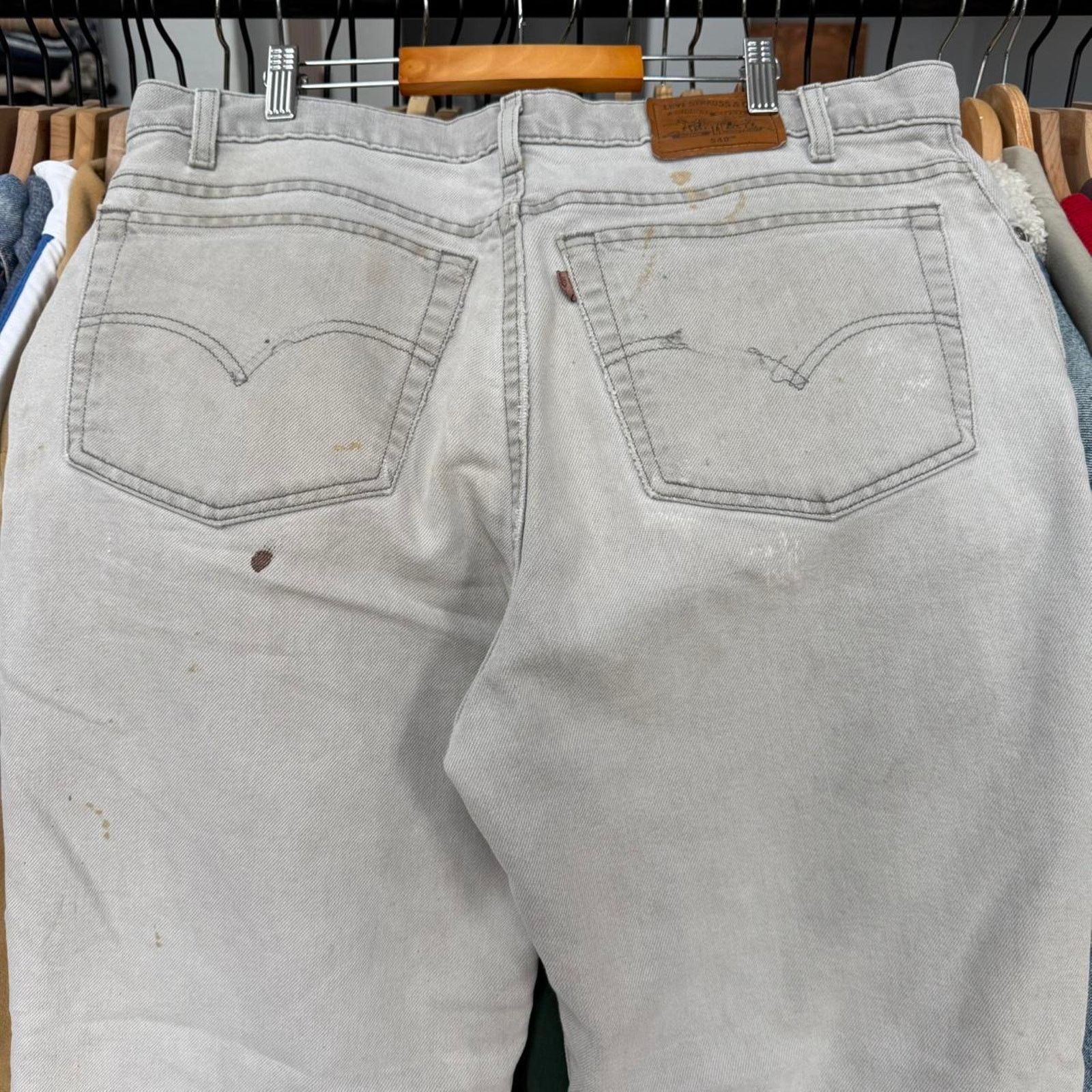 Levi's Vintage 90s Distressed Levi's 540 Copper Tab Jeans Size US 37 - 7 Thumbnail