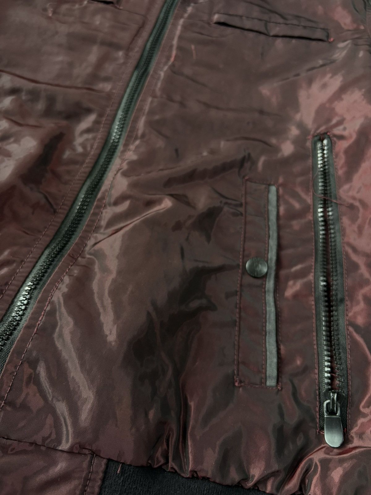Le Grande Bleu (L.G.B.) Vintage Gordral Maroon Velvet Jacket Shiny Size US M / EU 48-50 / 2 - 5 Thumbnail