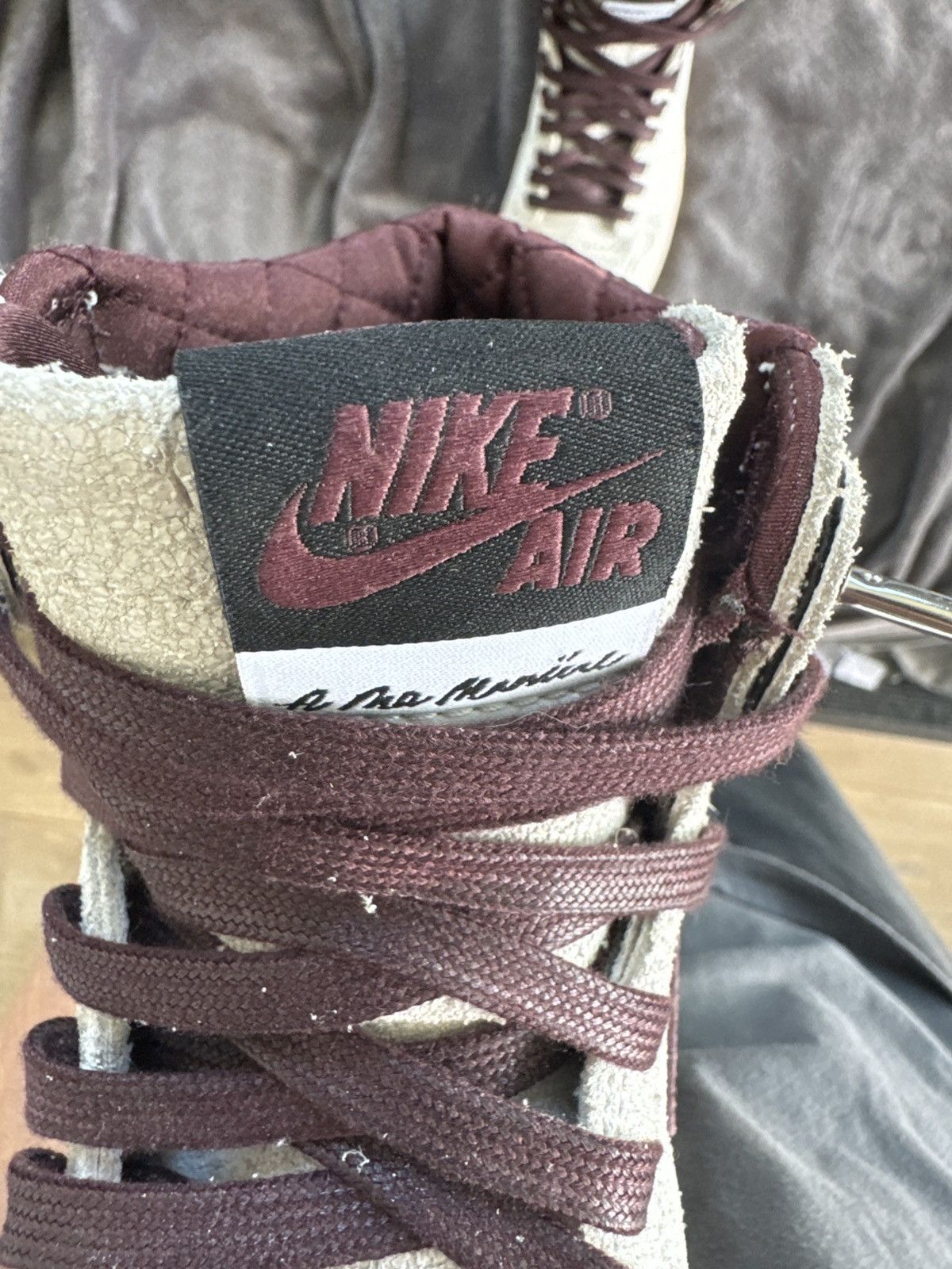 A Ma Maniere × Jordan Brand A Ma Maniere X Air Jordan 1 High OG - Airness Size US 10.5 / EU 43-44 - 2 Thumbnail